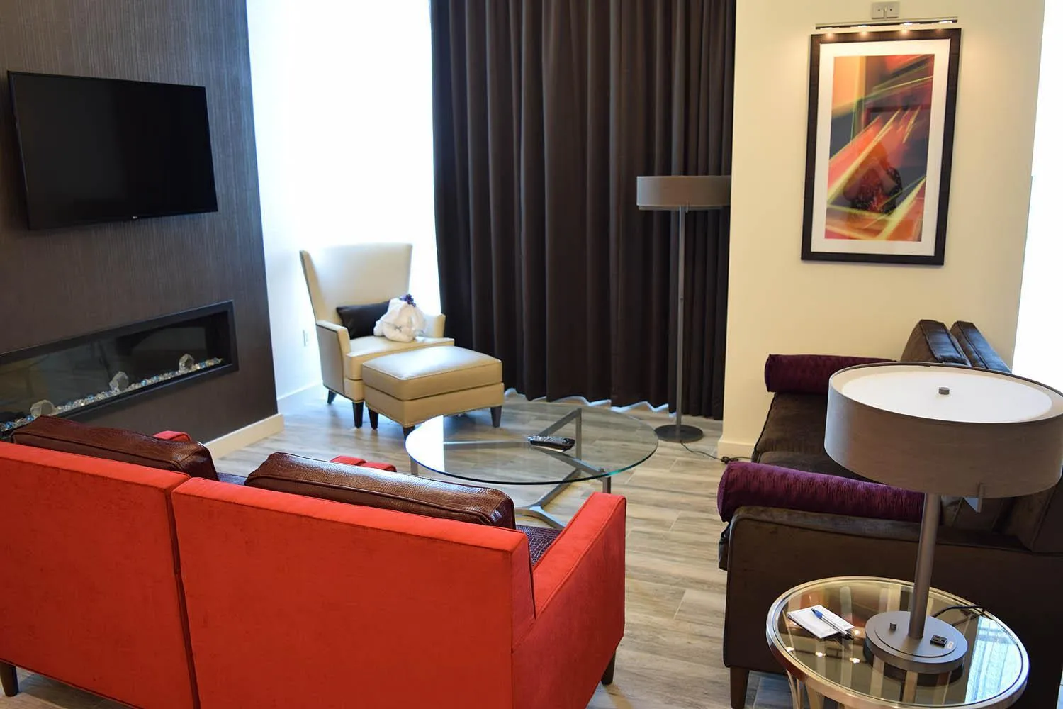 Living room in Rhythm City Casino & Resort