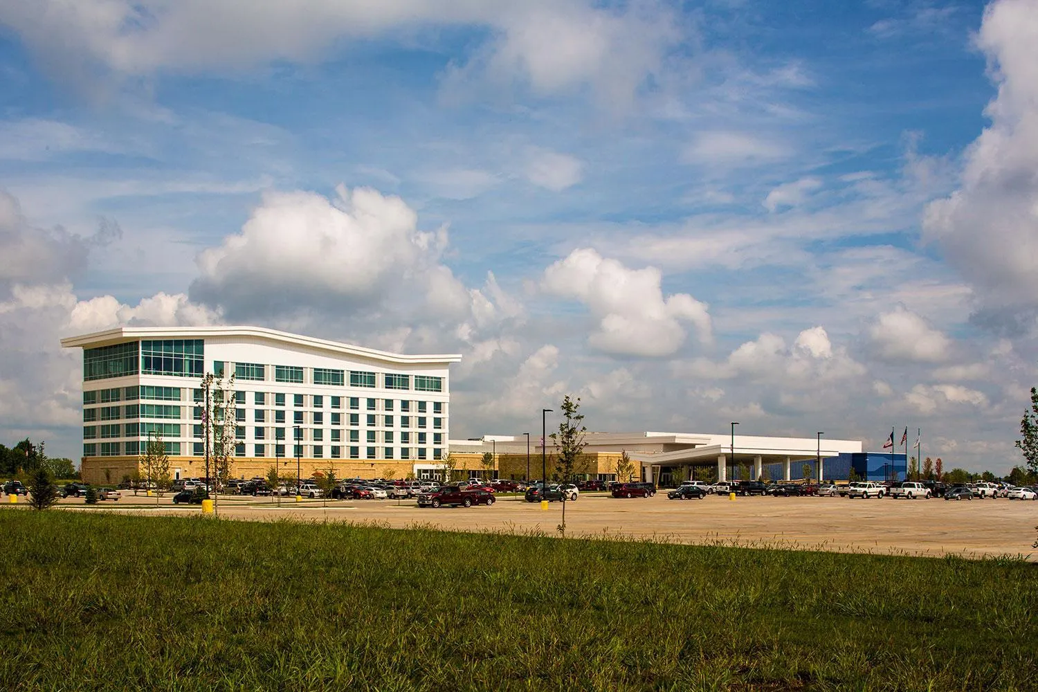 Property building in Rhythm City Casino & Resort