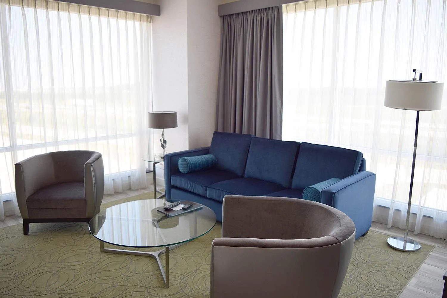 Seating area in Rhythm City Casino & Resort