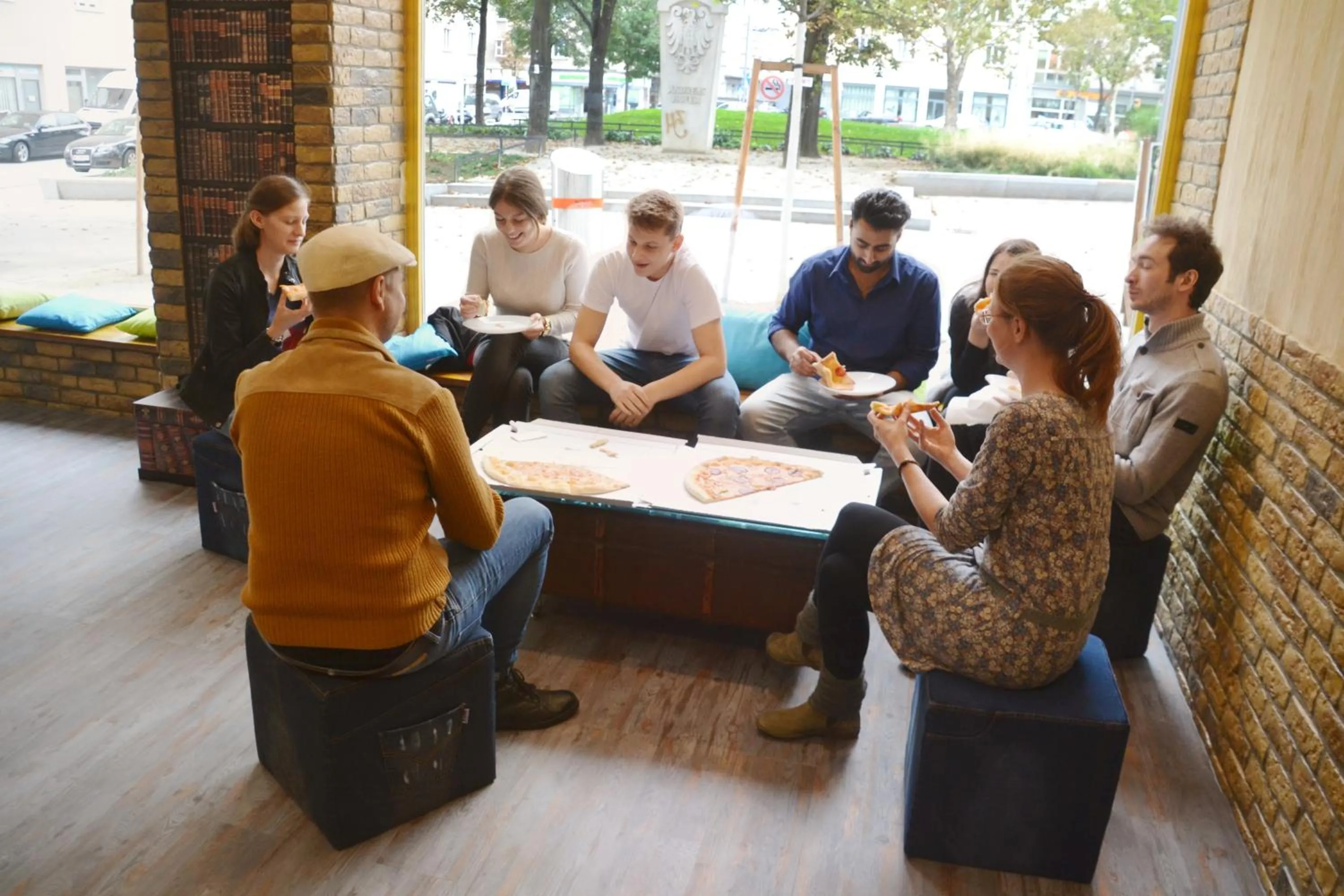 Facade/entrance in Do Step Inn Central - Self-Service-Hostel