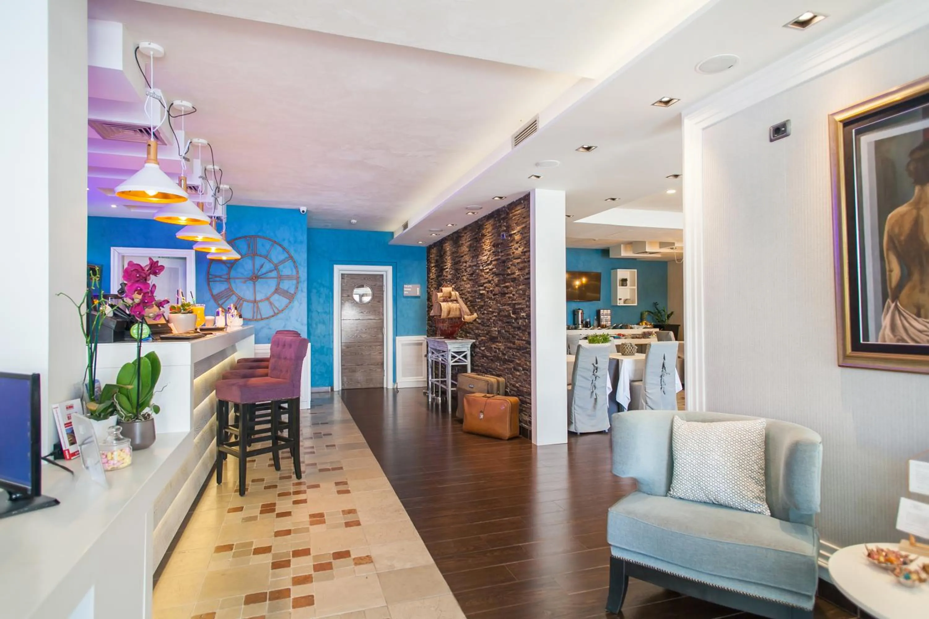 Lounge or bar in Hotel Casa del Mare - Amfora