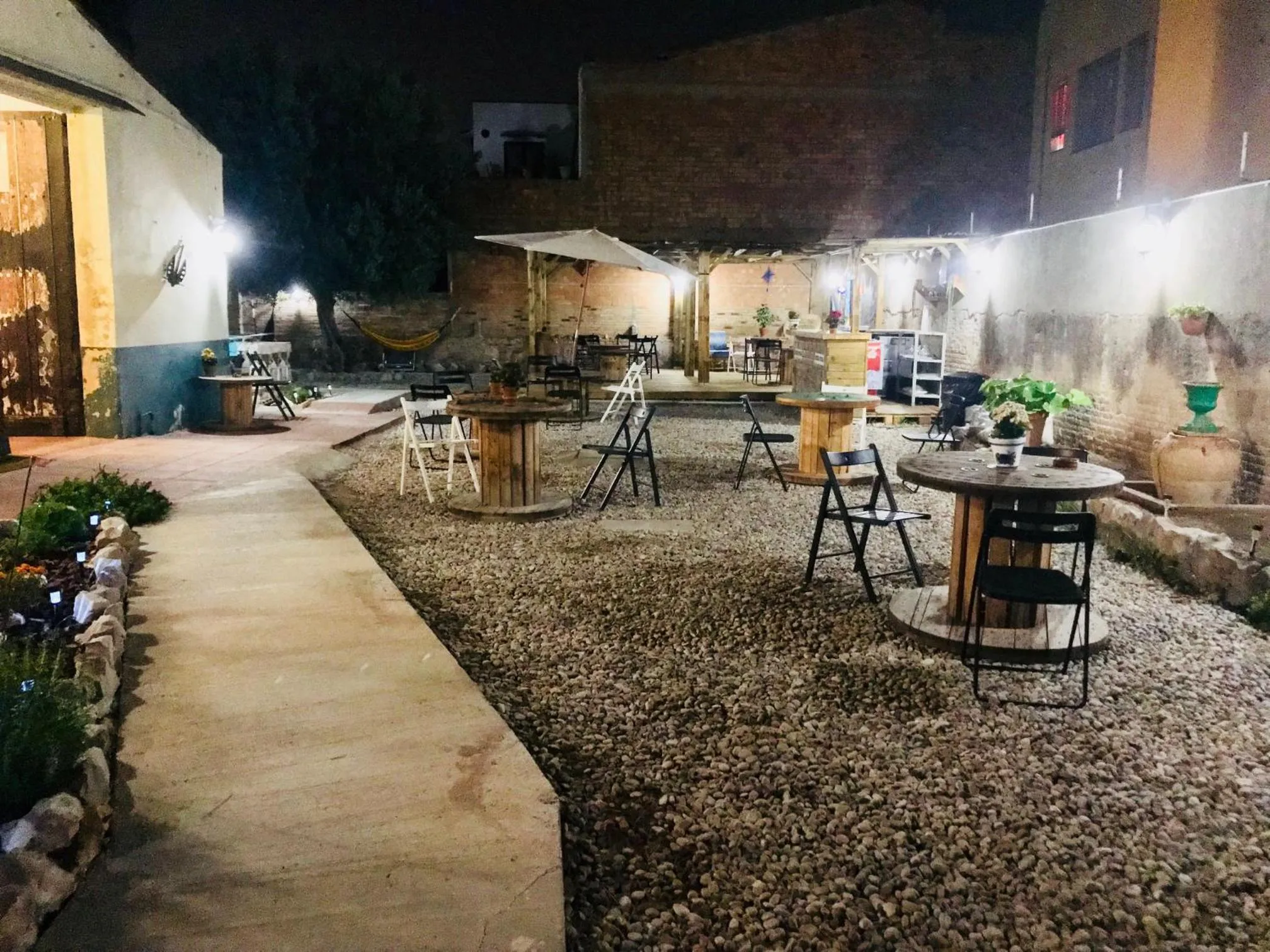 Patio in Mucha Masia Hostel Rural Urba