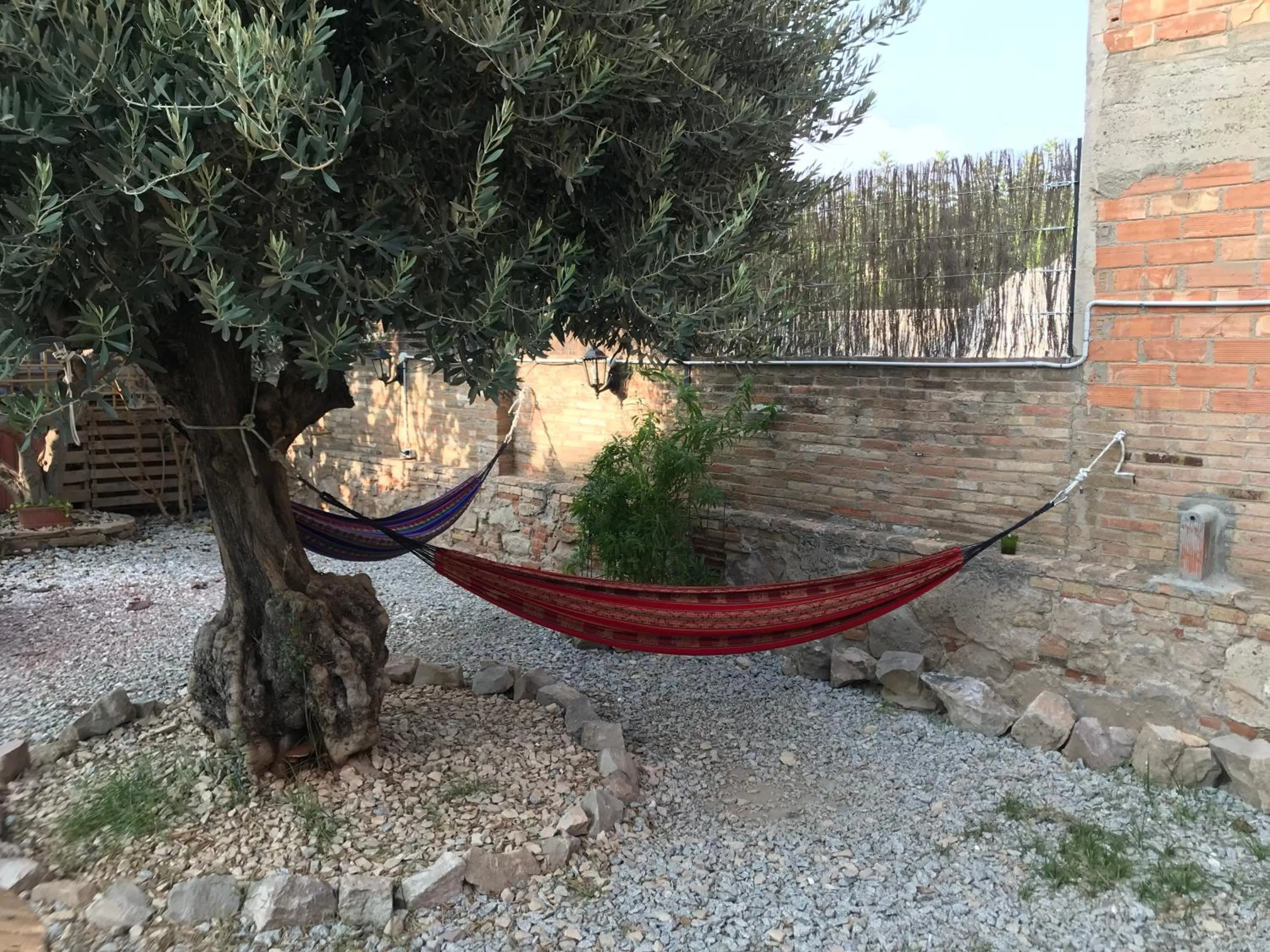 Patio in Mucha Masia Hostel Rural Urba
