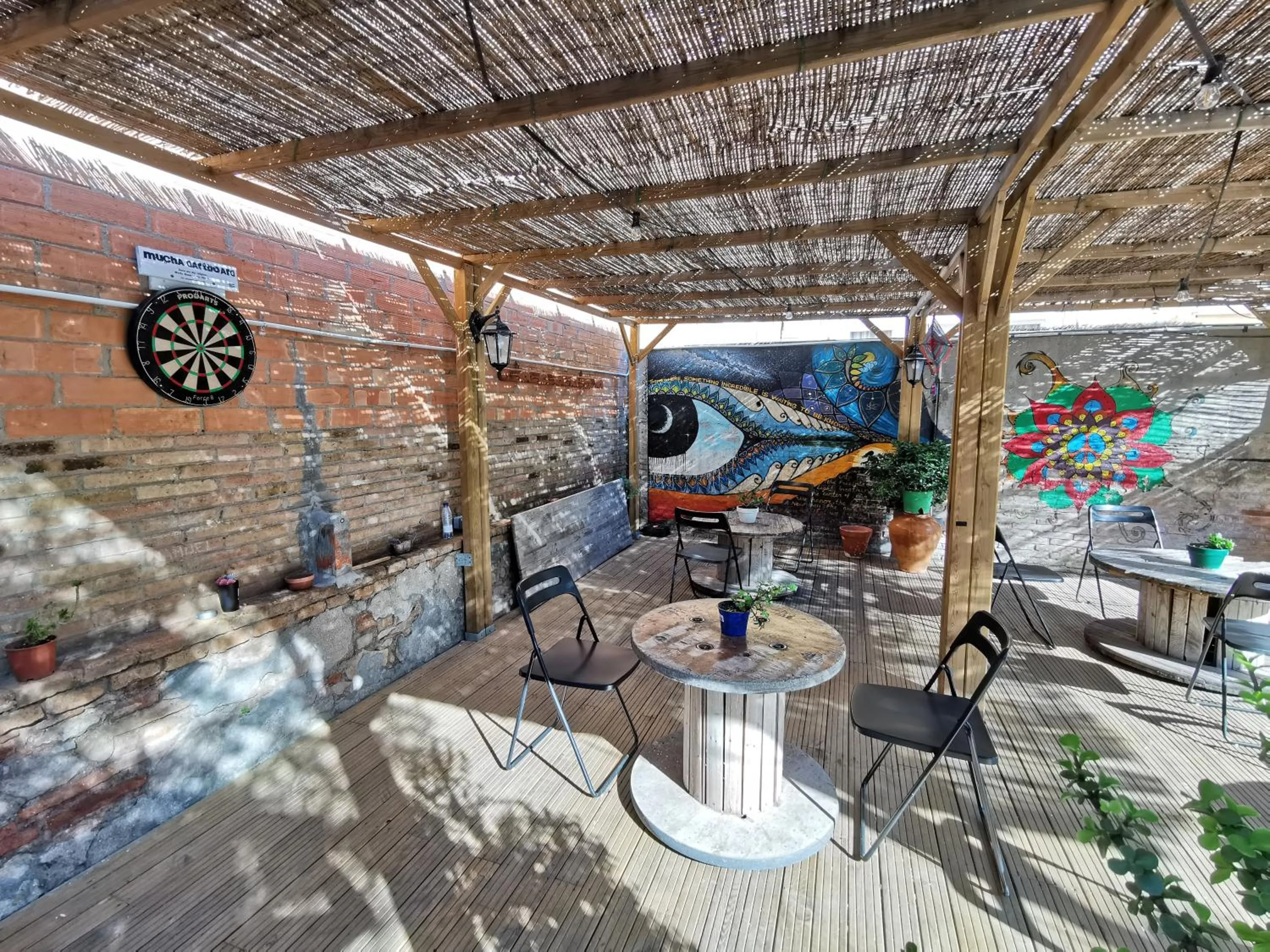 Lounge or bar in Mucha Masia Hostel Rural Urba