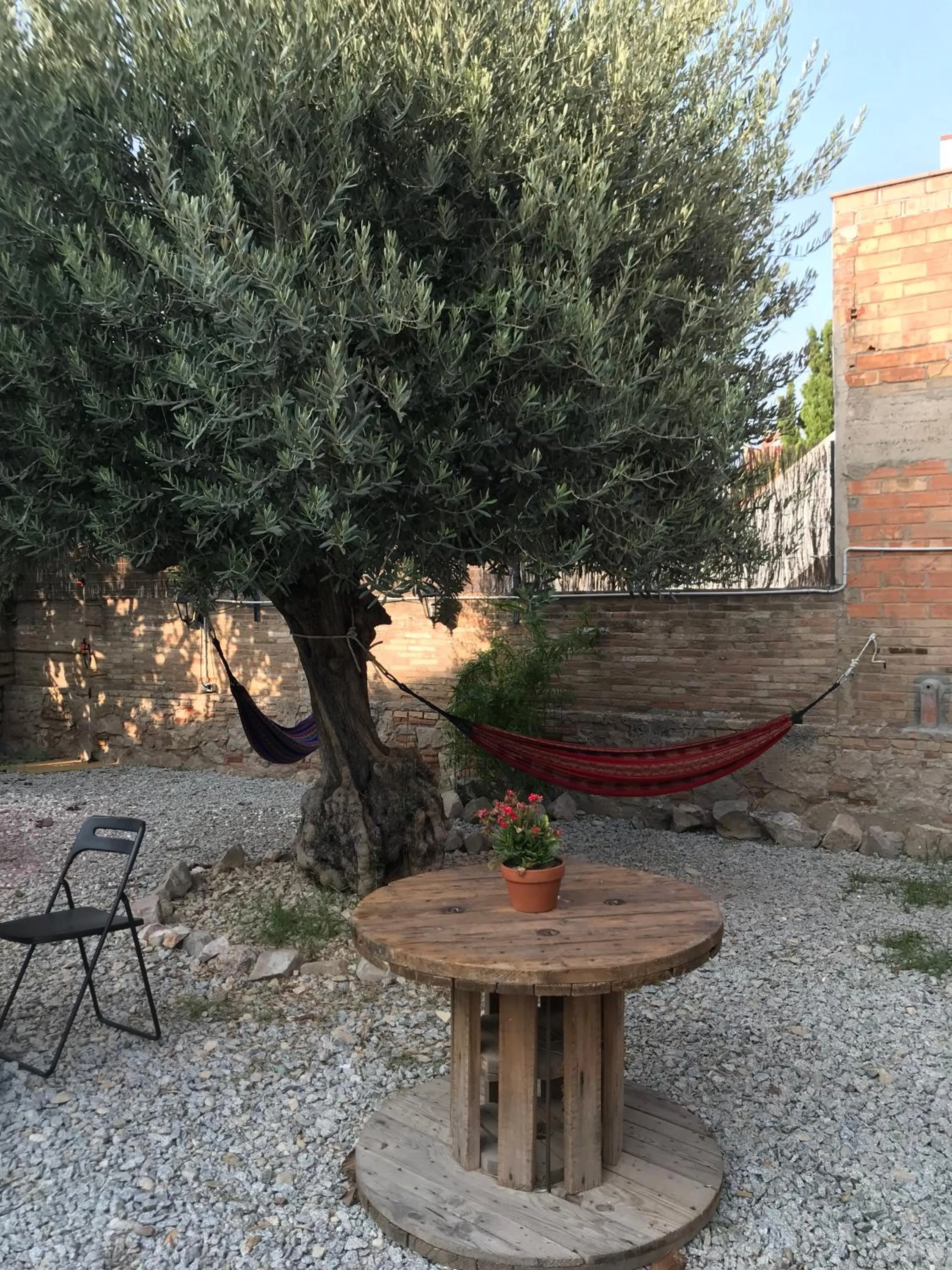 Patio in Mucha Masia Hostel Rural Urba