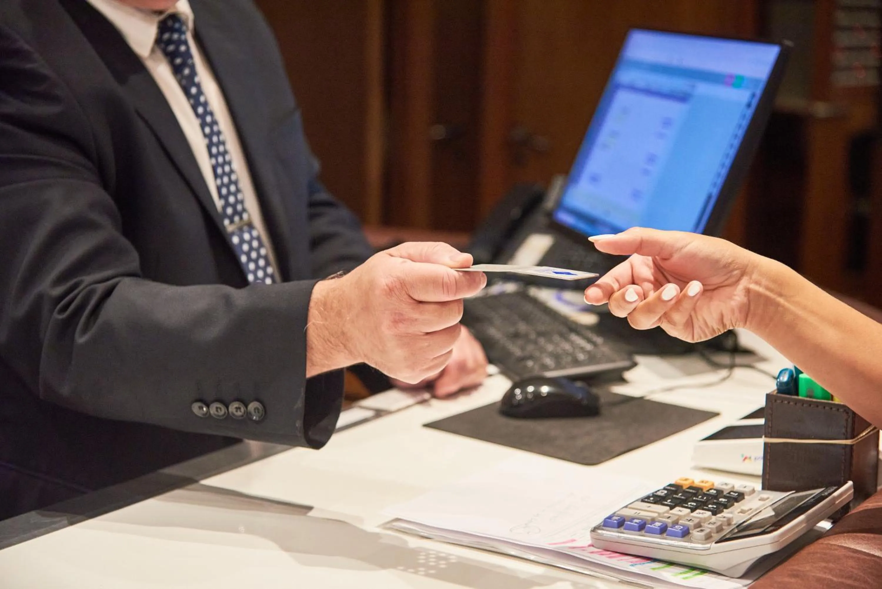 concierge in Primacy Hotel