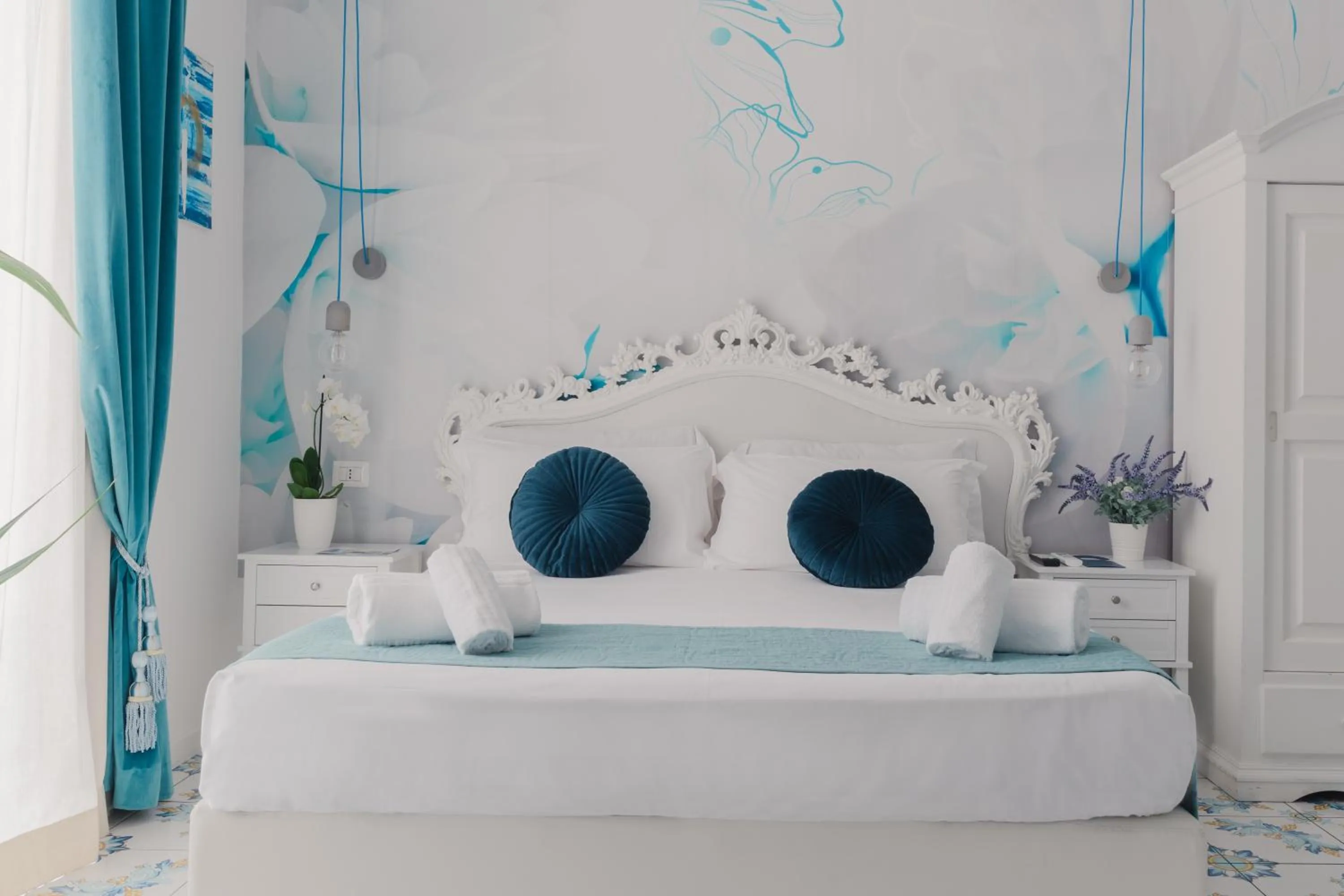 Bed in Palazzo Chiatamone