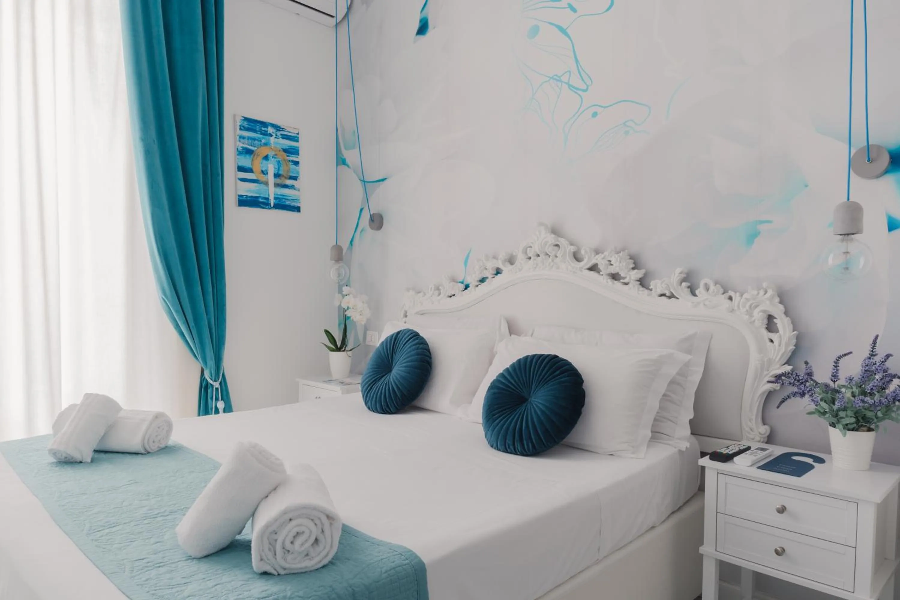 Bed in Palazzo Chiatamone