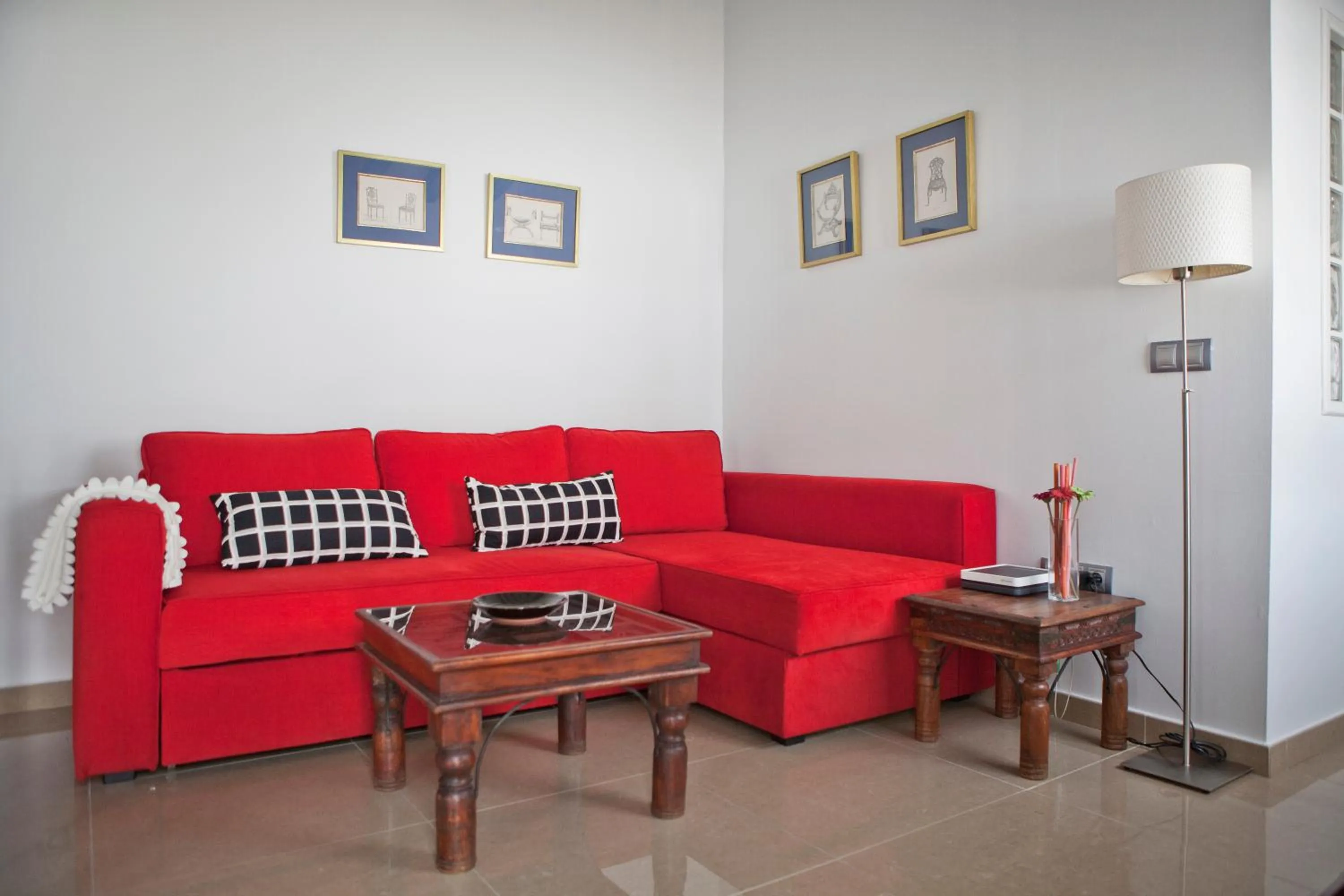 Living room in Casa Palacio, La Giralda