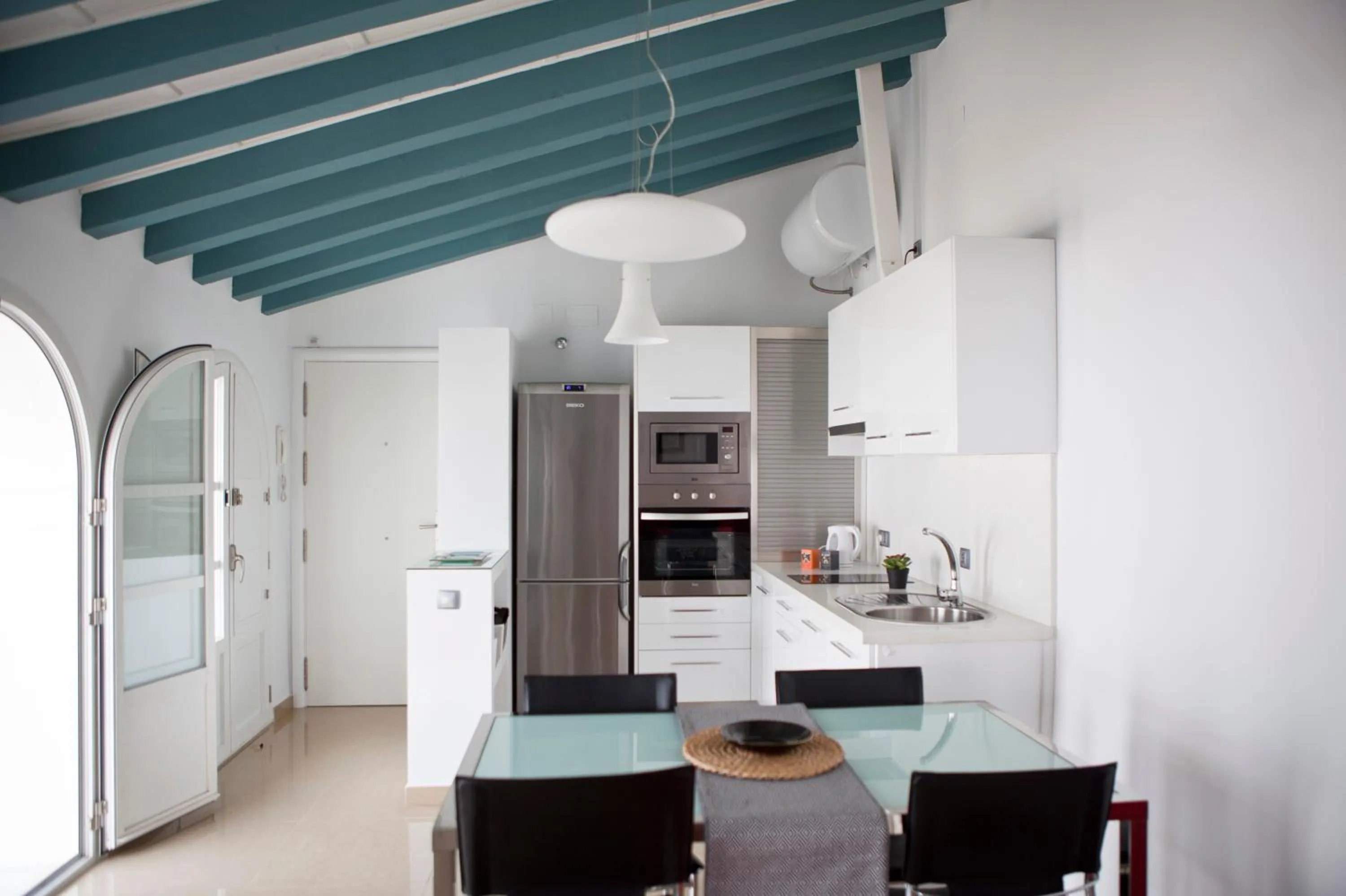 Kitchen or kitchenette in Casa Palacio, La Giralda