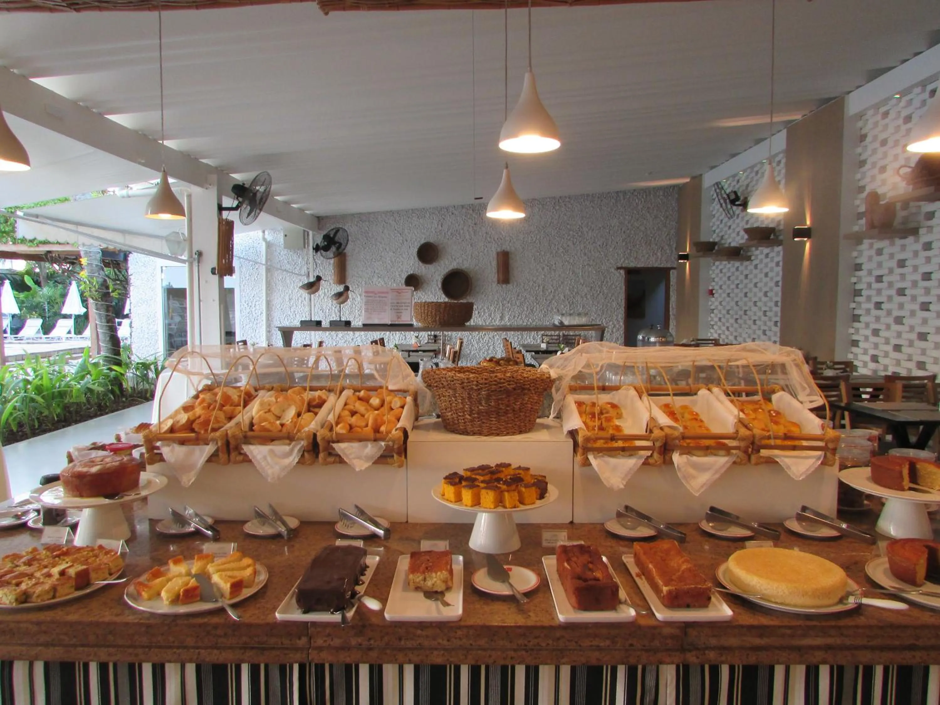 Buffet breakfast in Ubatuba Palace Hotel