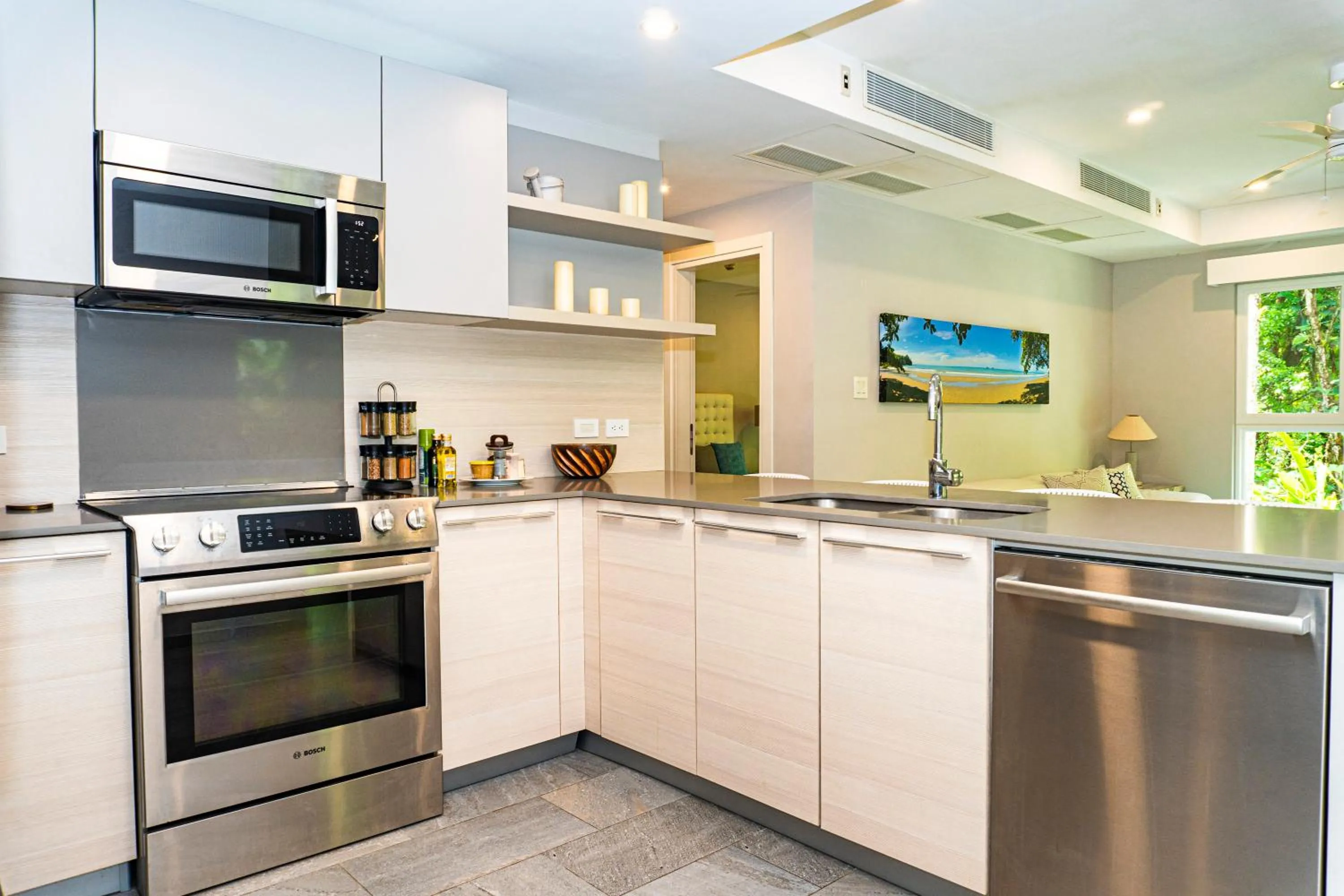 kitchen in Elan at Ballena Beach