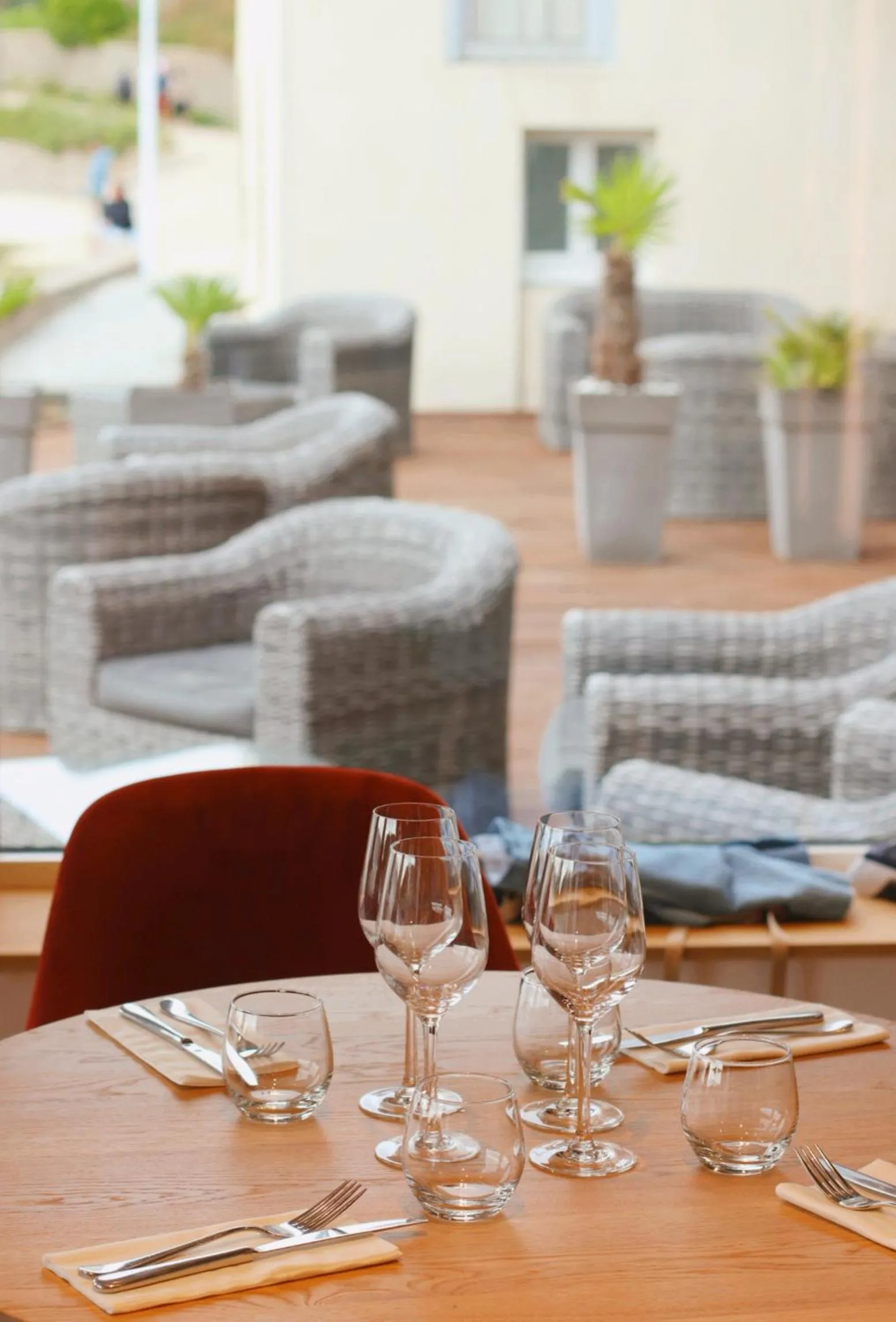 Restaurant/places to eat in Logis Hôtel Saint Guirec Et De La Plage