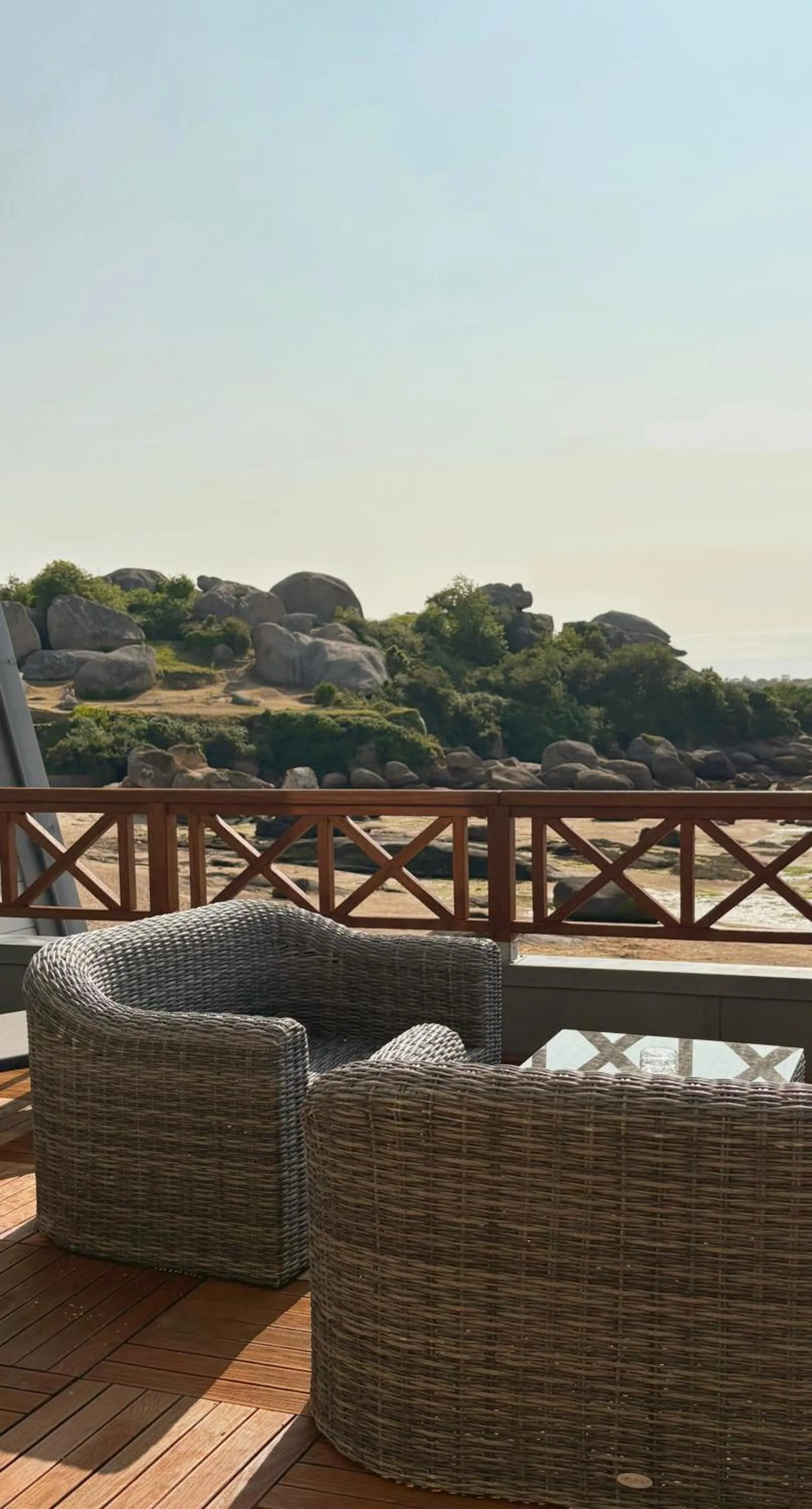 Natural landscape in Logis Hôtel Saint Guirec Et De La Plage