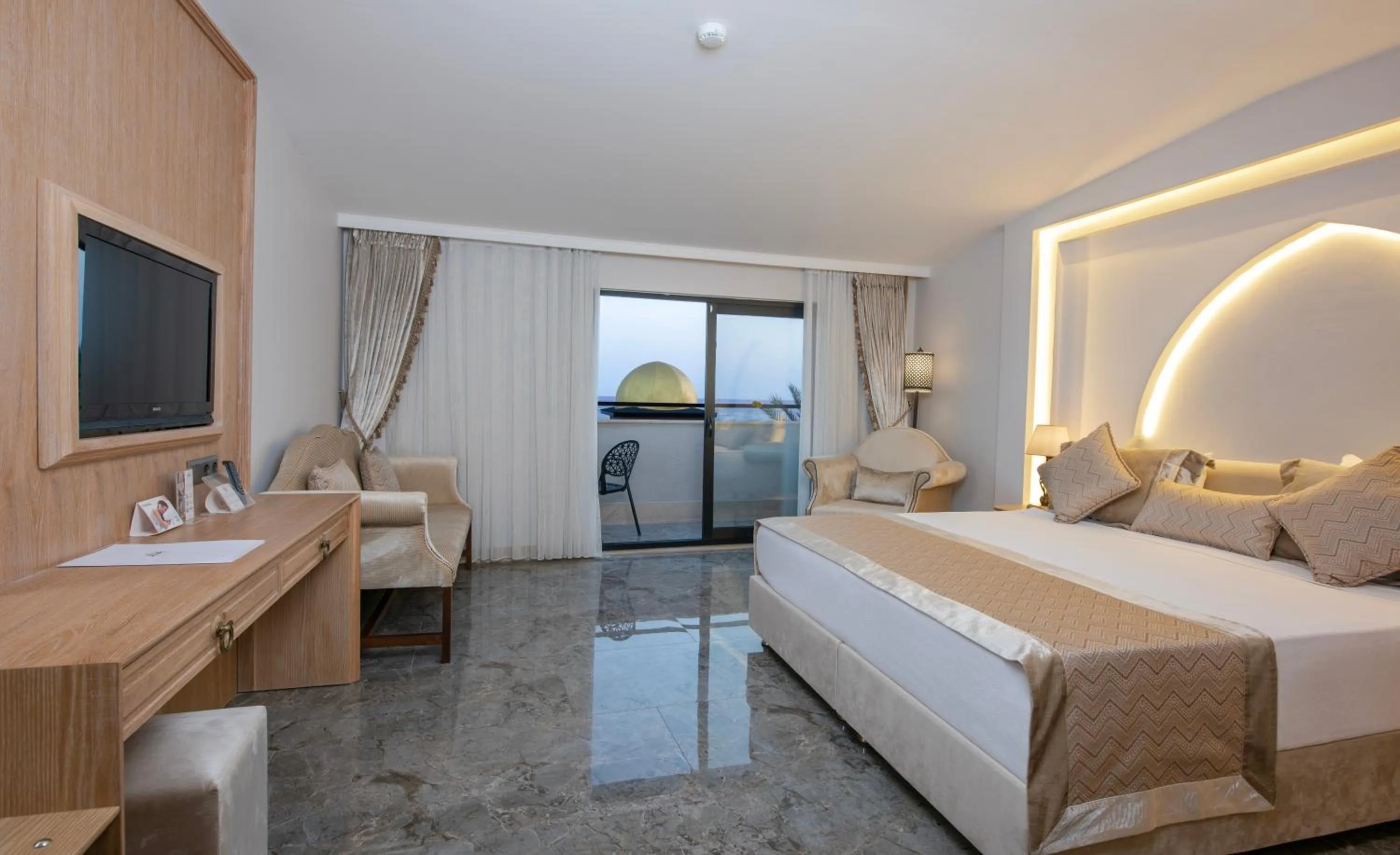 Bed in Alaaddin Beach Hotel - Adult Only