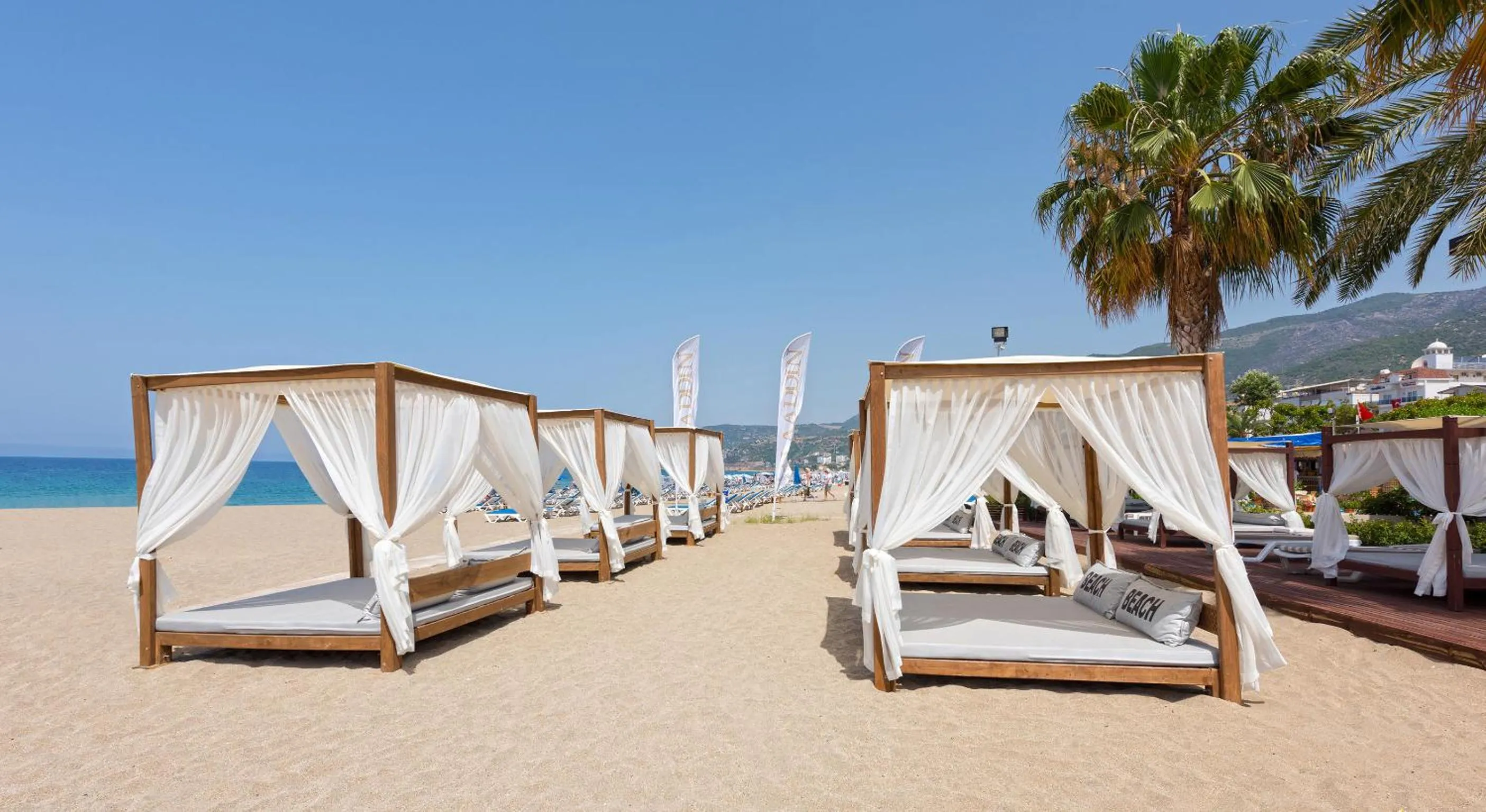Beach in Alaaddin Beach Hotel - Adult Only