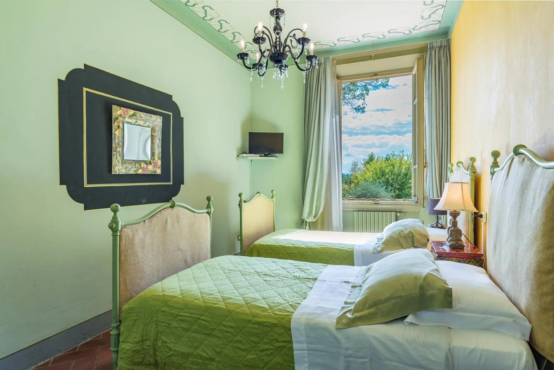 Bed in Relais Villa Al Vento