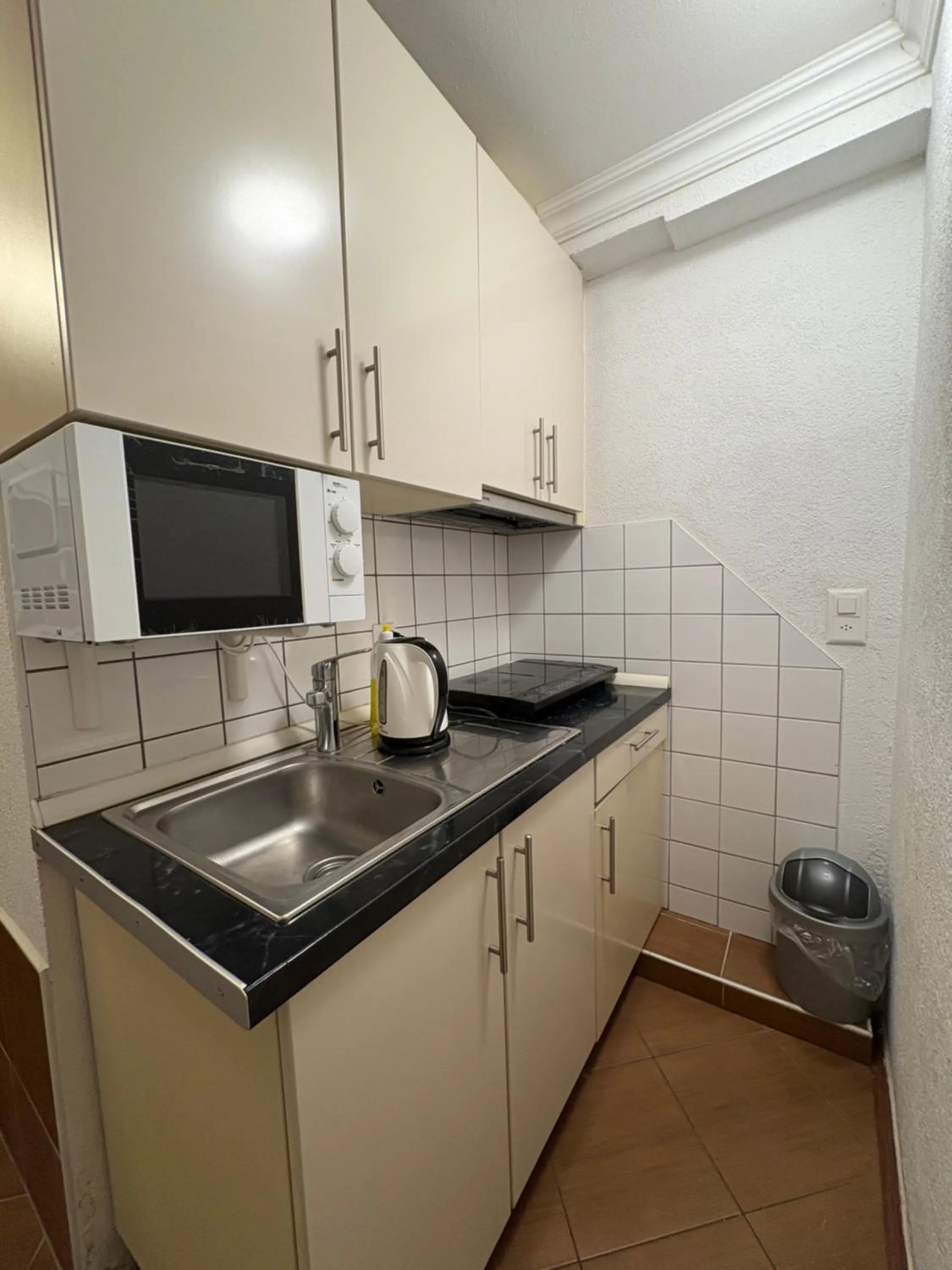 Kitchen or kitchenette in Esos Hotel Quelle