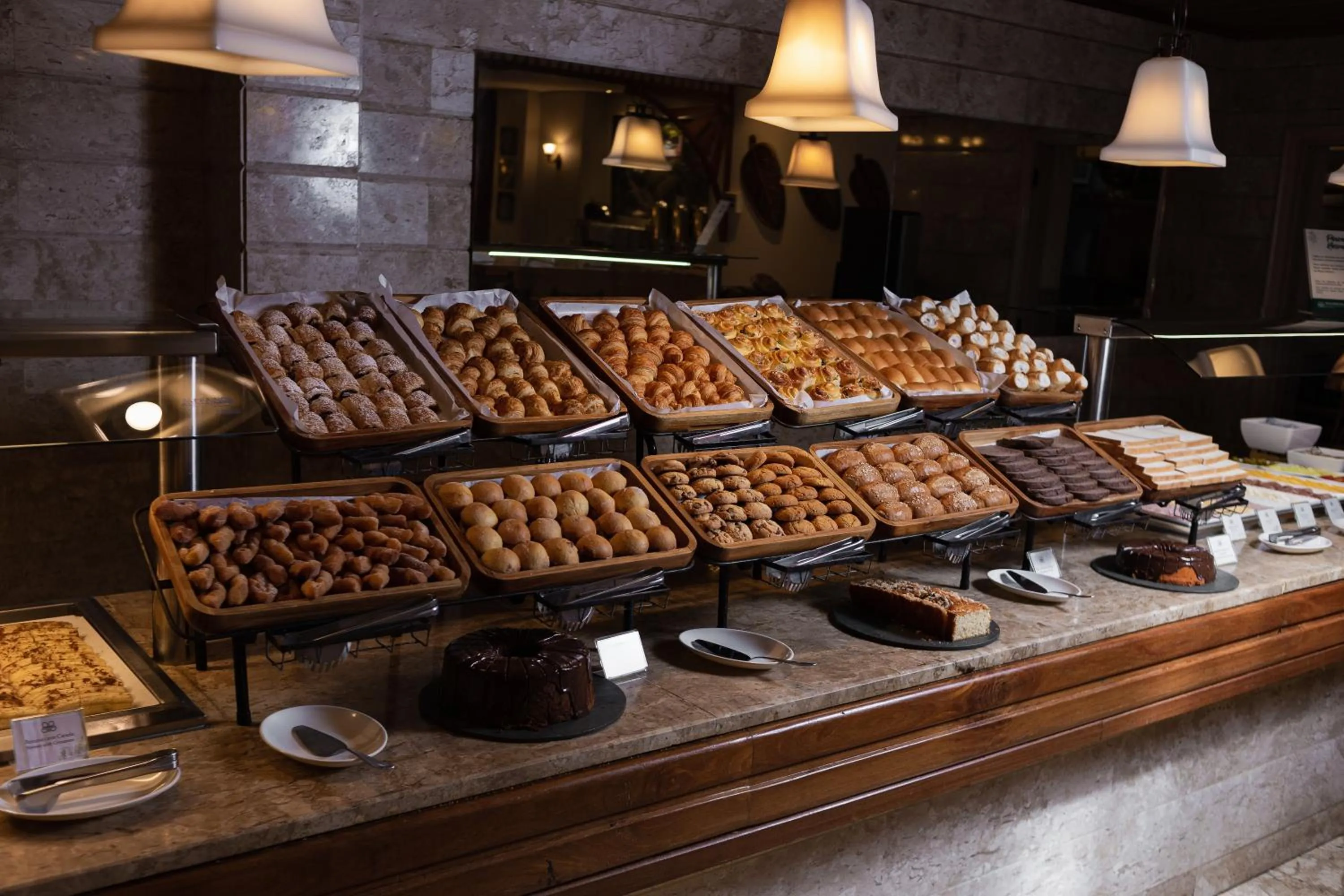 Buffet breakfast in Bourbon Thermas Eco Resort Cataratas do Iguacu