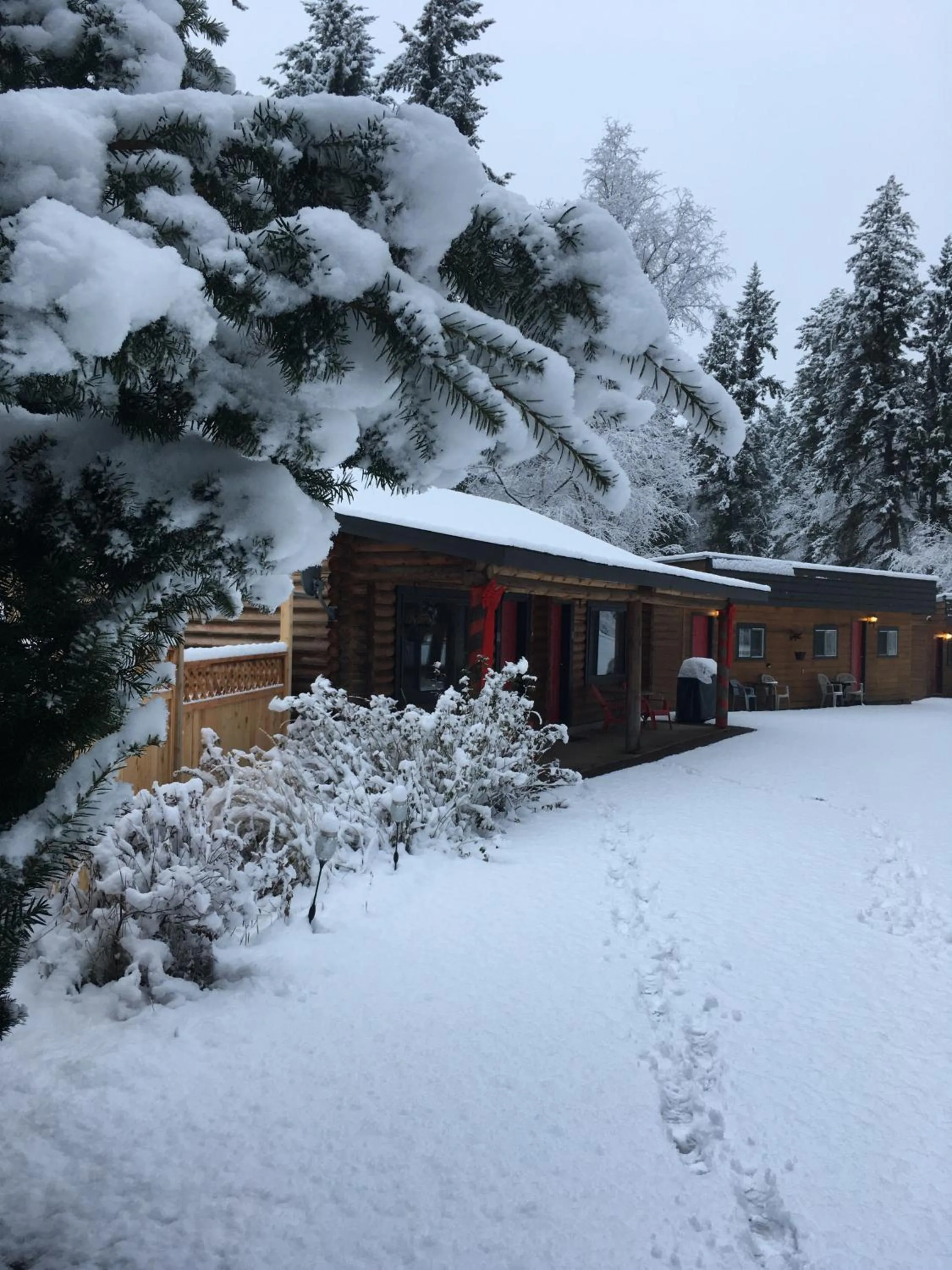 Property building in Overlook Inn & Cabins