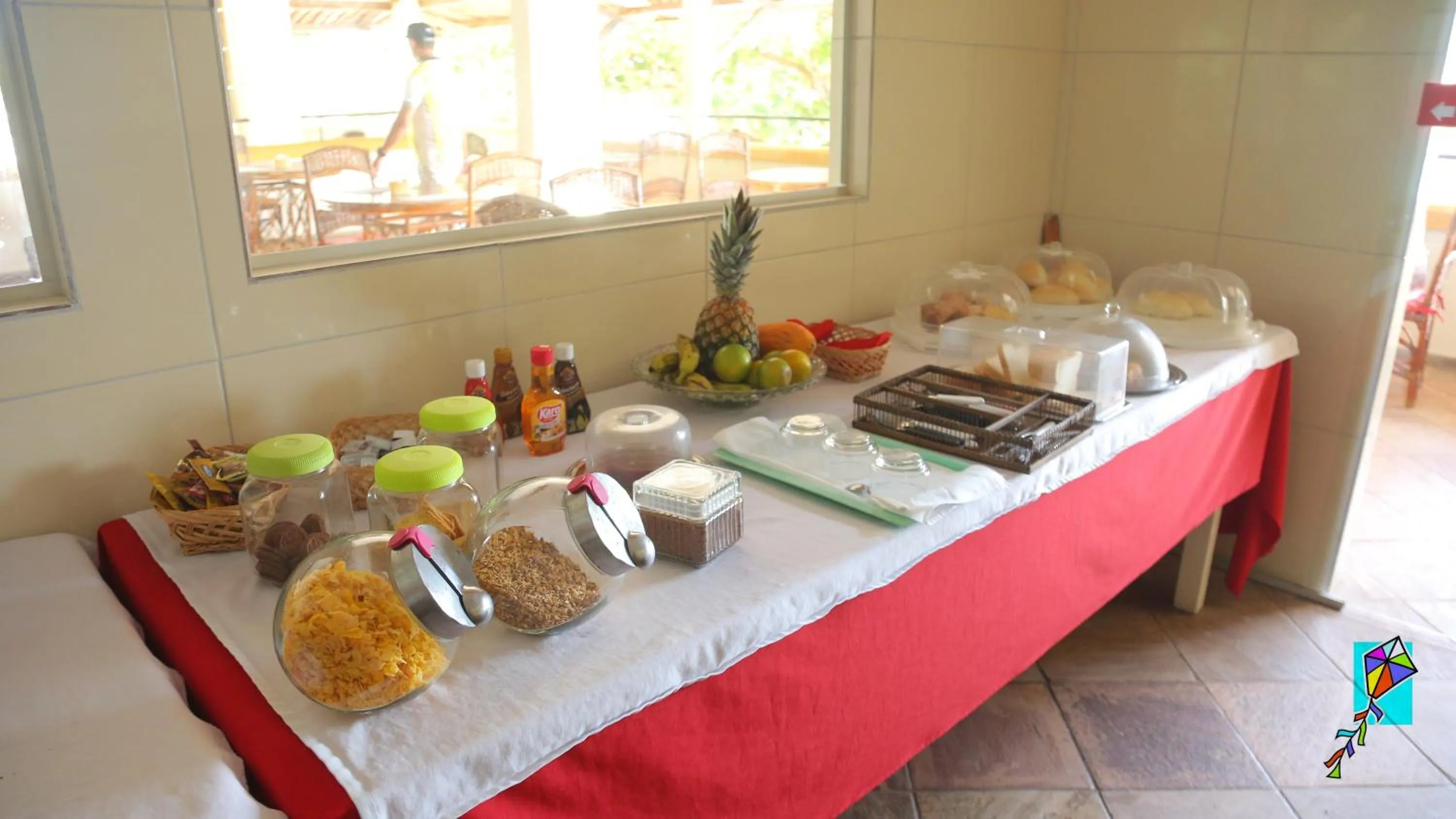 Buffet breakfast in Hotel Morro do Careca