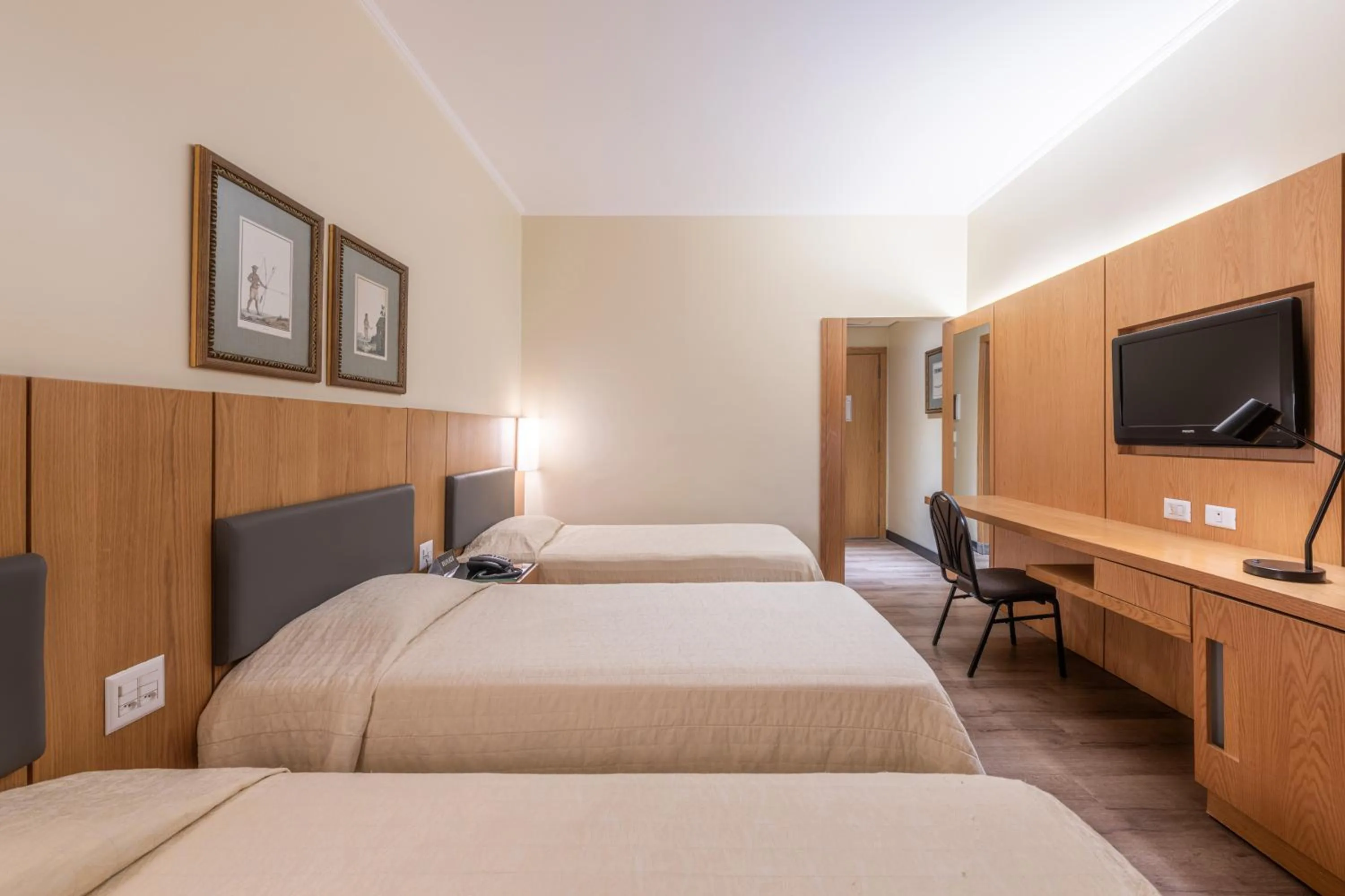 Bed in DELPLAZA Timbiras São Paulo