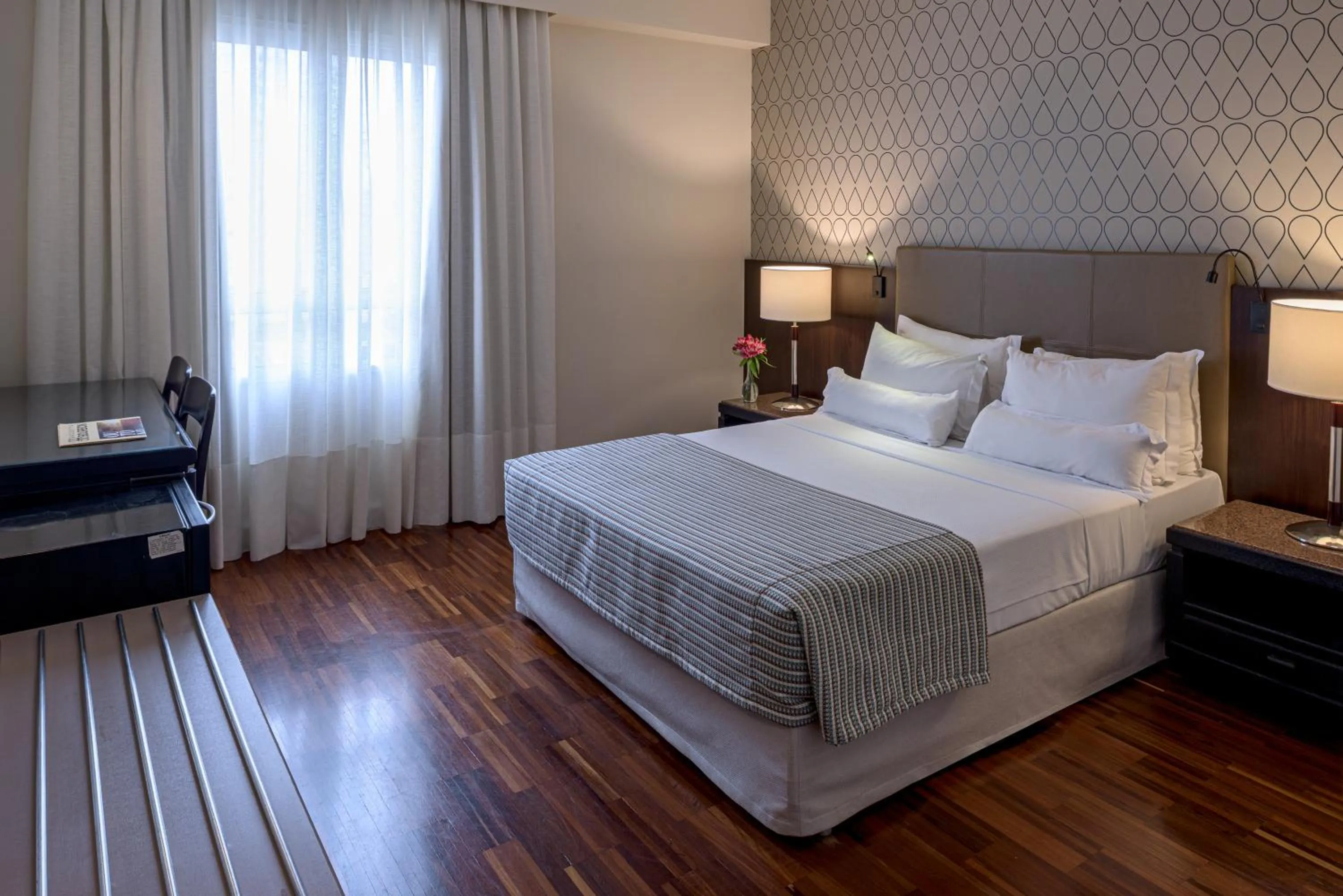 Bed in Bourbon Hotel & Suites Curitiba
