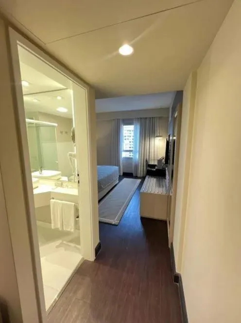 Bed in Bourbon Hotel & Suites Curitiba