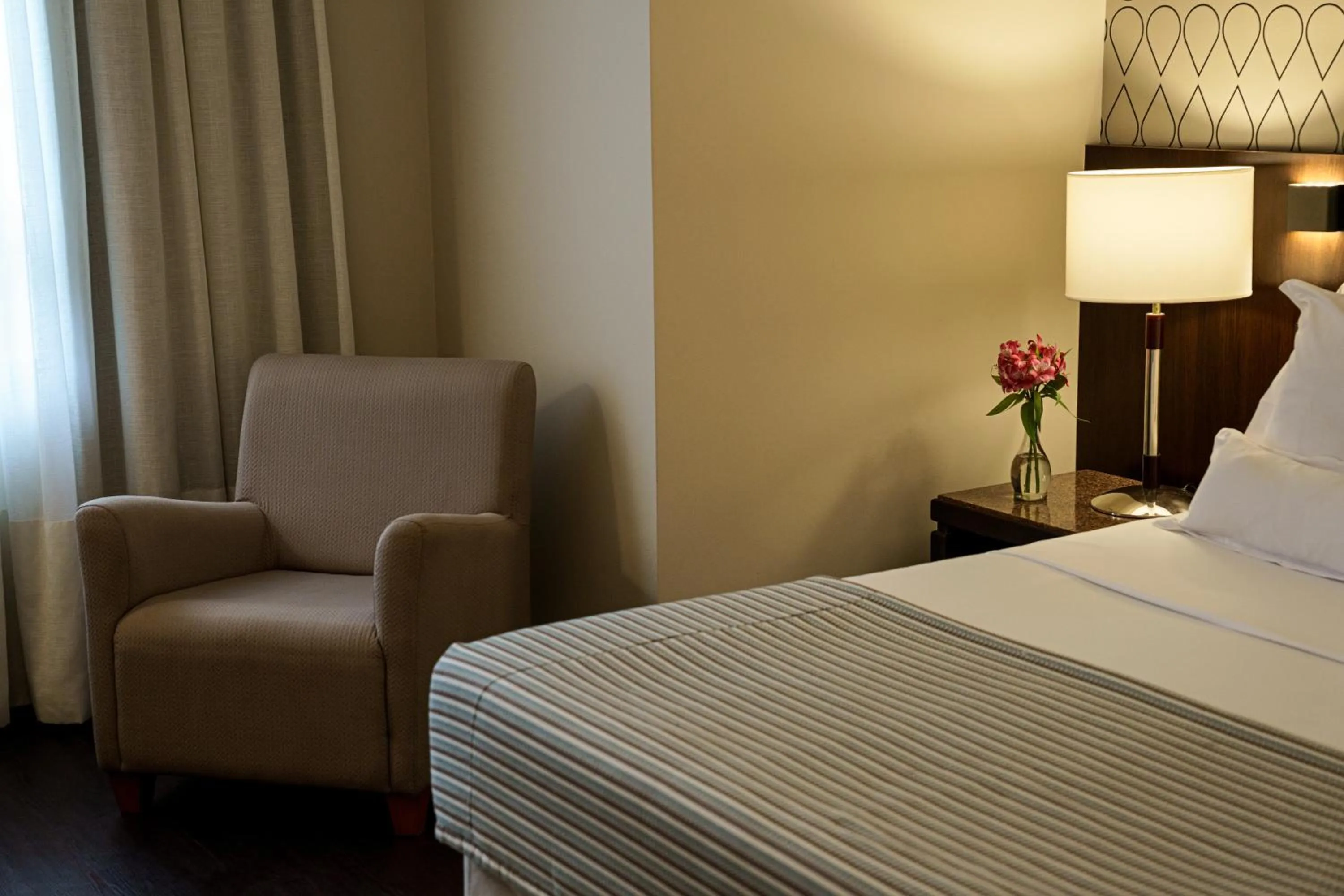Bed in Bourbon Hotel & Suites Curitiba