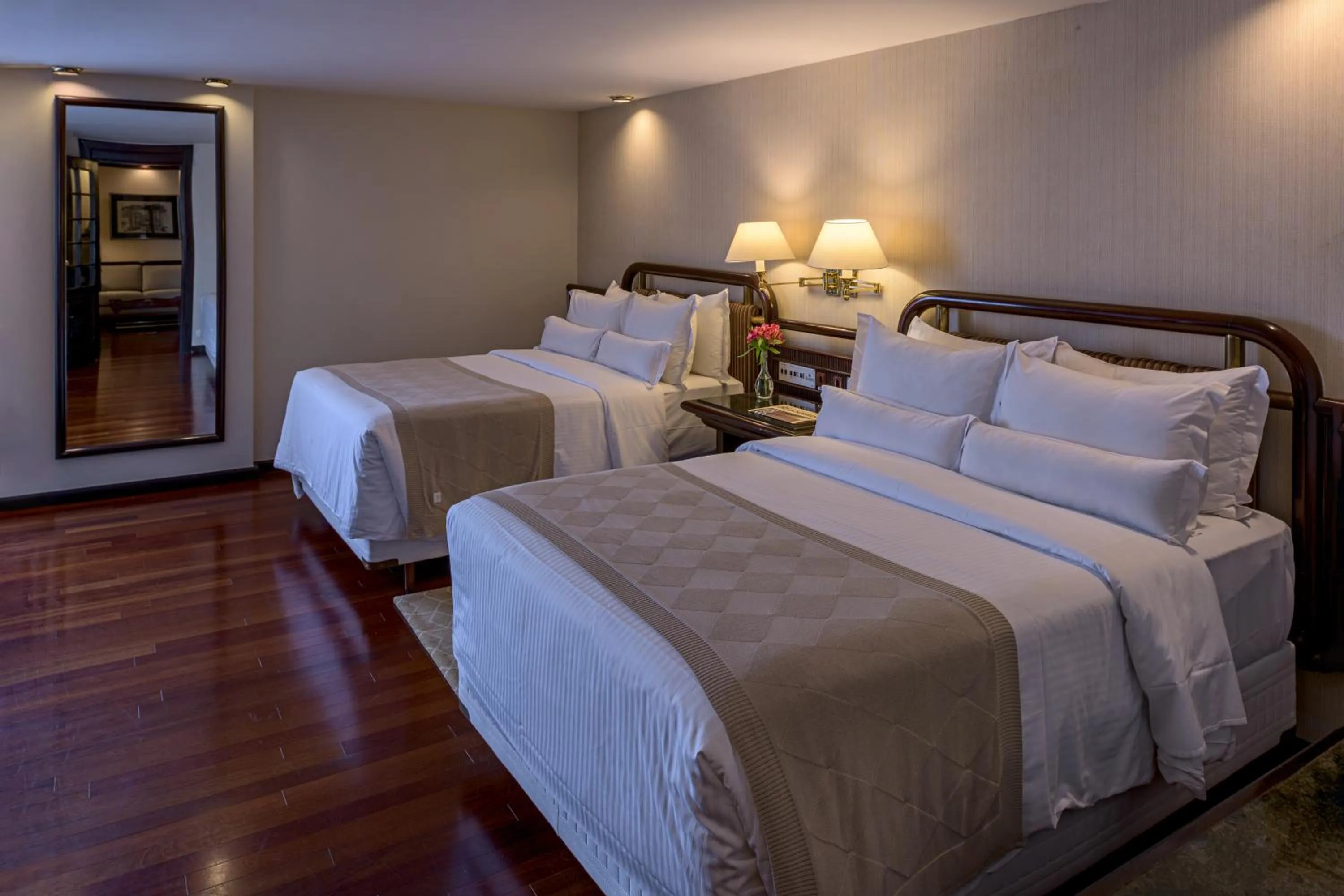 Bed in Bourbon Hotel & Suites Curitiba