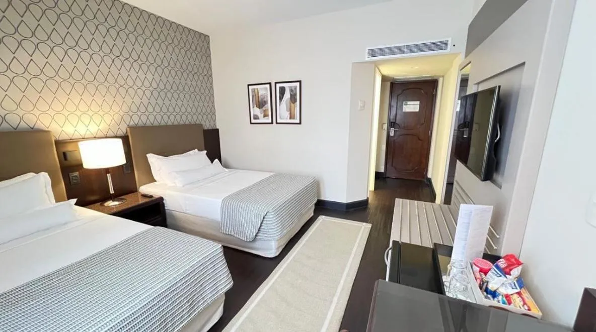 Bed in Bourbon Hotel & Suites Curitiba