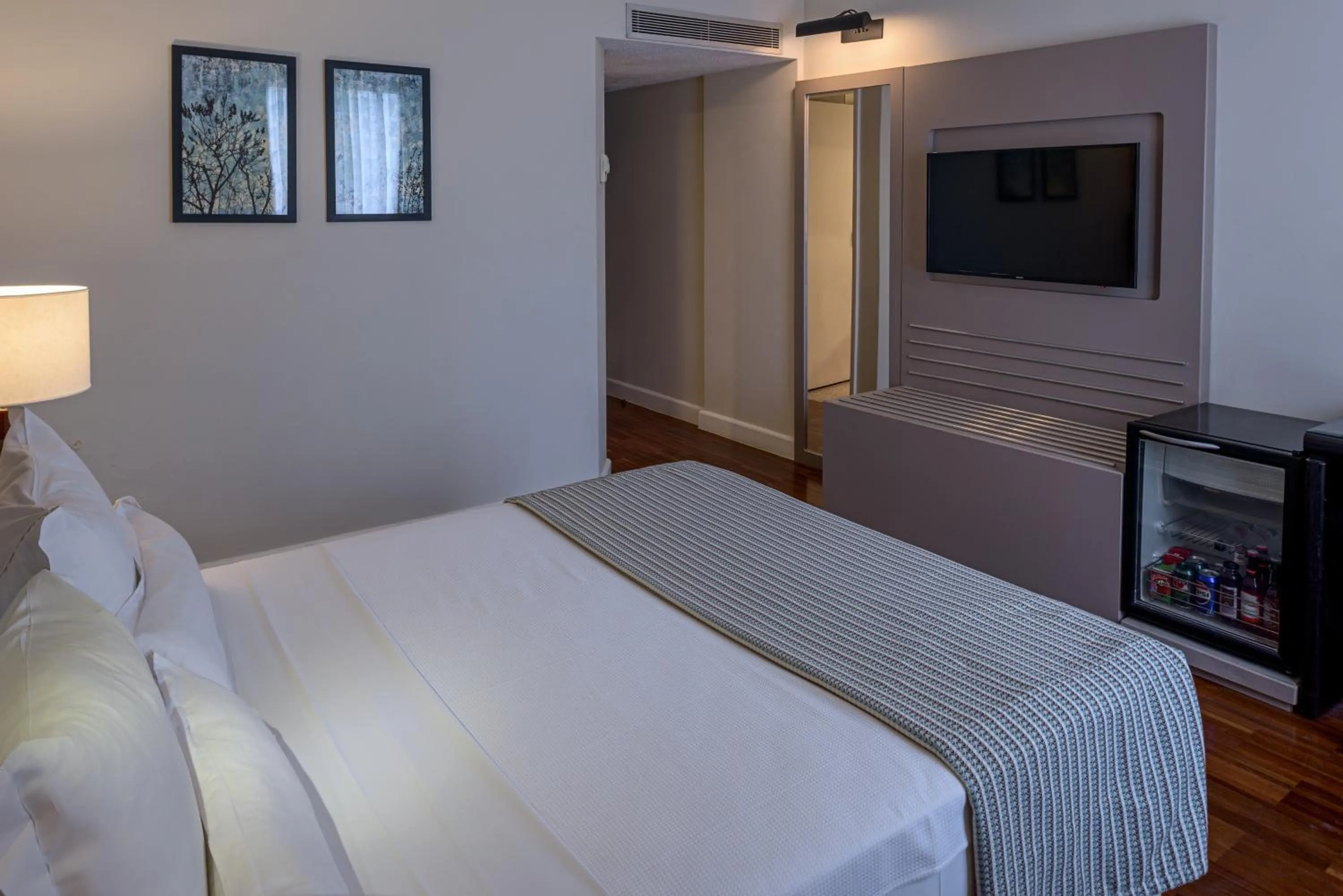 Bed in Bourbon Hotel & Suites Curitiba