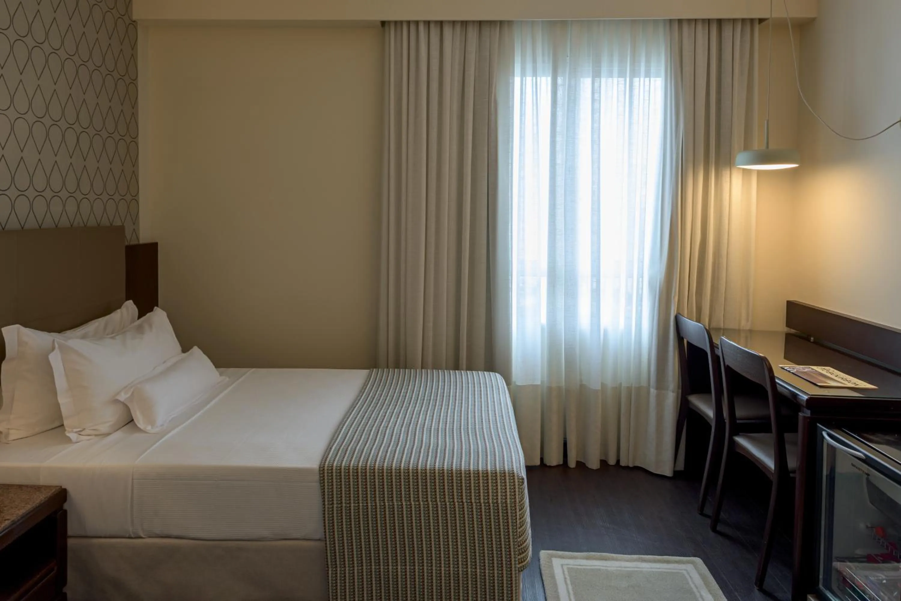 Bed in Bourbon Hotel & Suites Curitiba