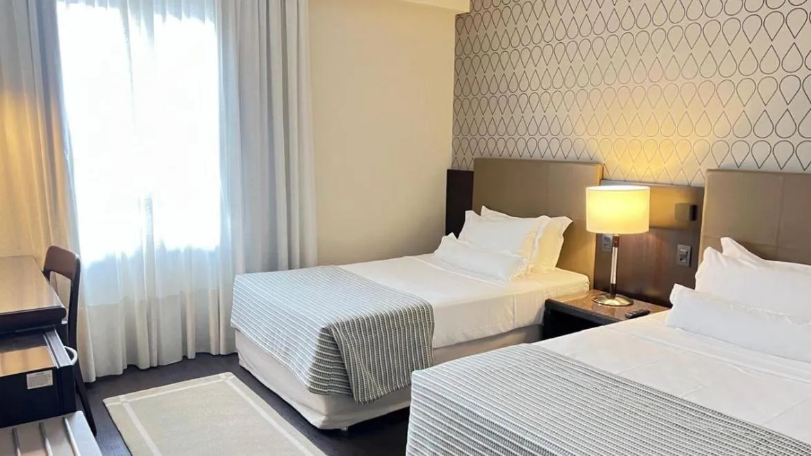 Bed in Bourbon Hotel & Suites Curitiba