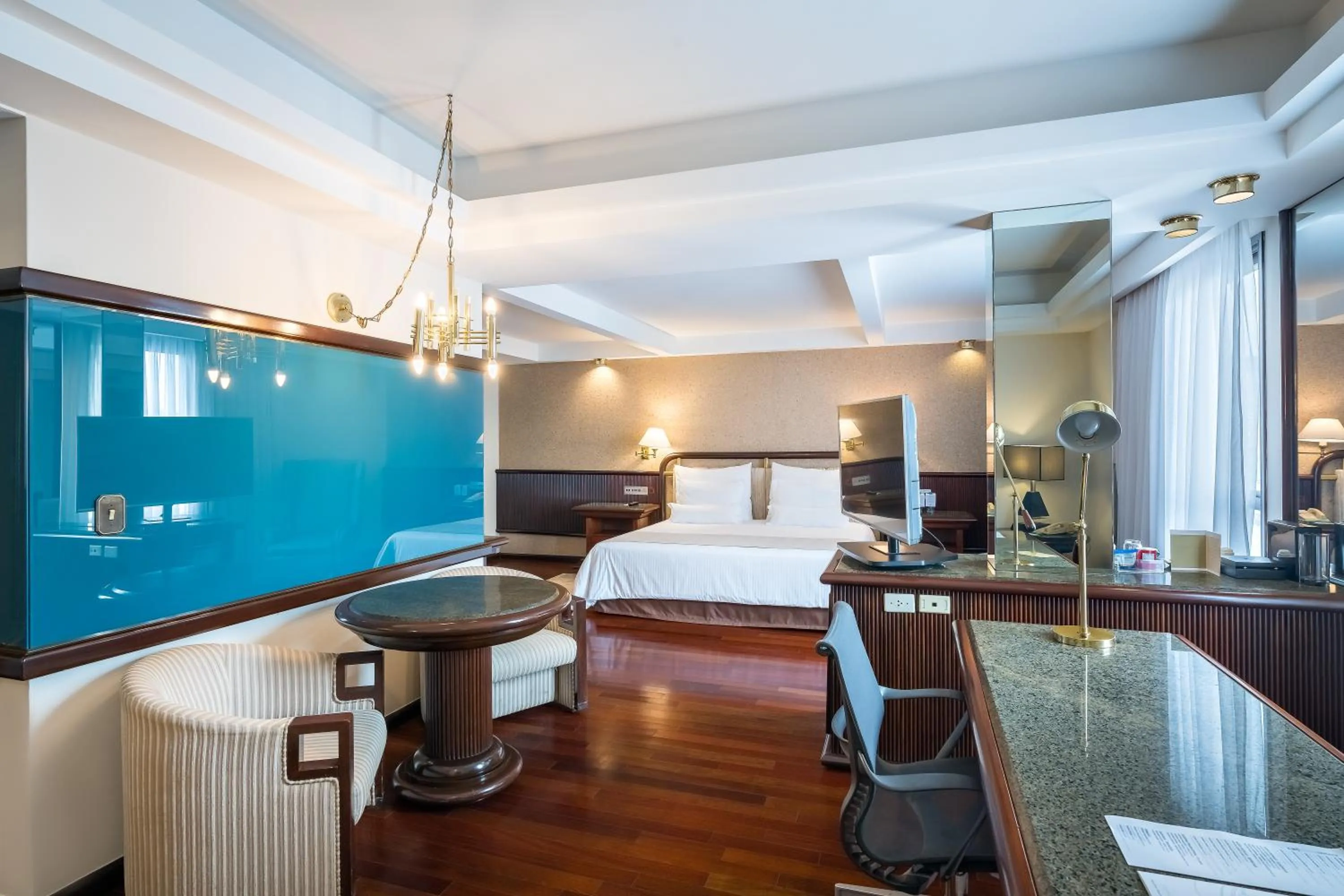 Bed in Bourbon Hotel & Suites Curitiba