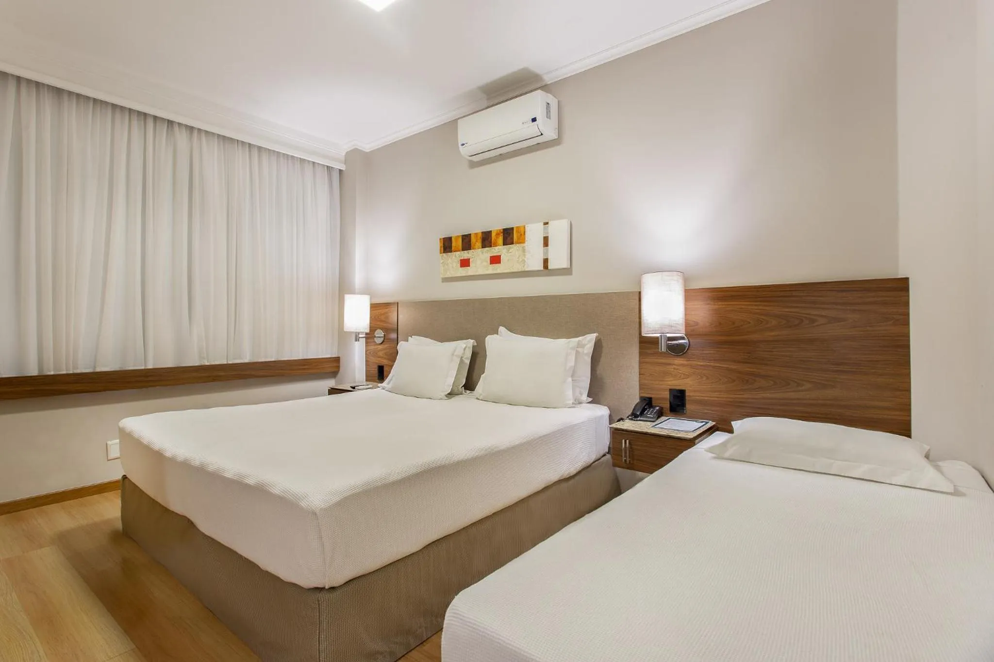 Bedroom, Bed in Bourbon Londrina Hotel