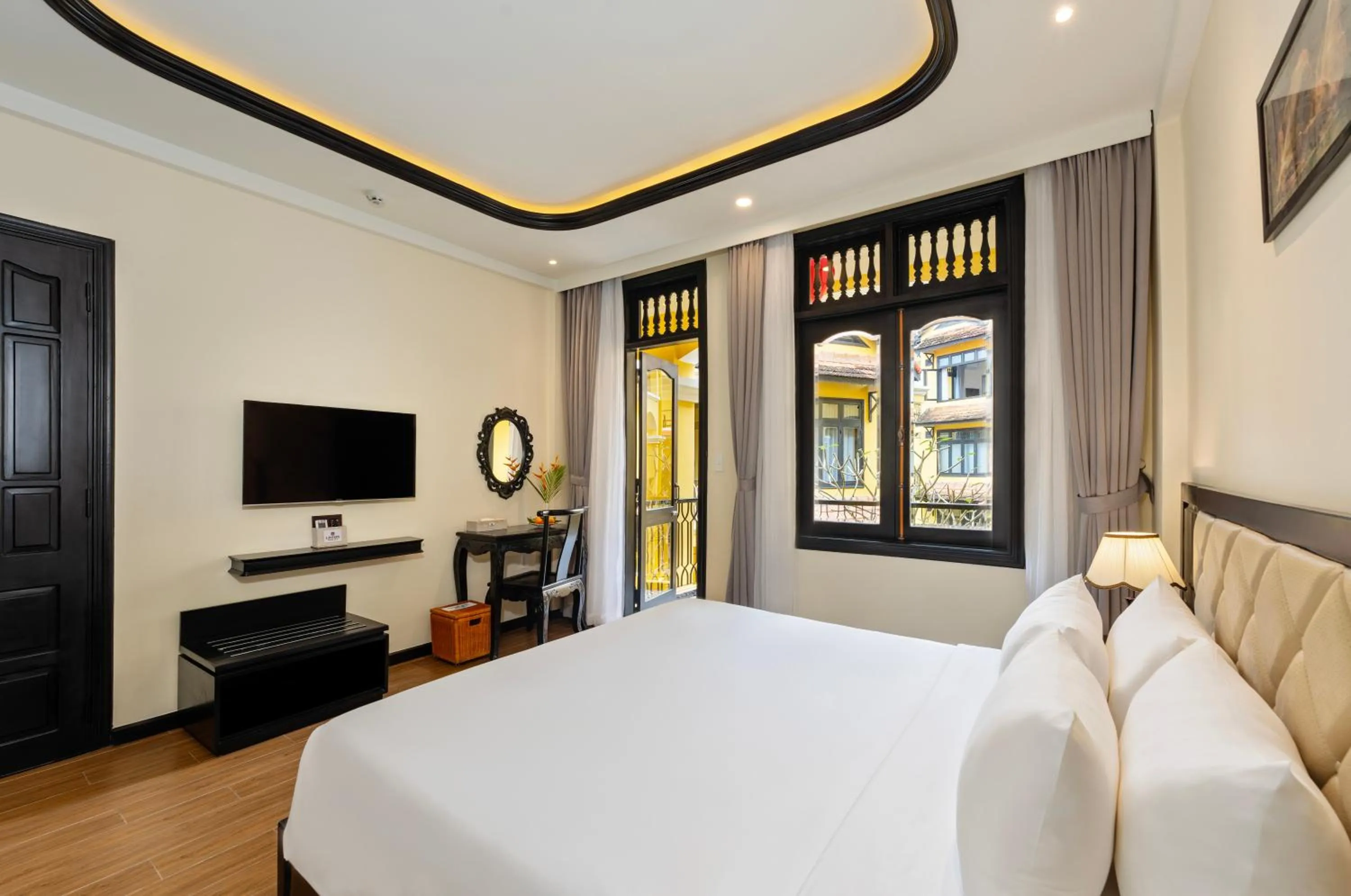 Bed in Lantern Boutique Hoi An