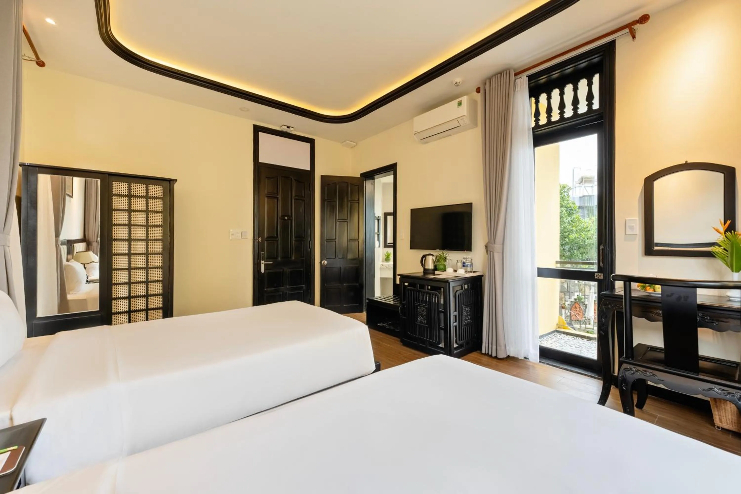 Bed in Lantern Boutique Hoi An