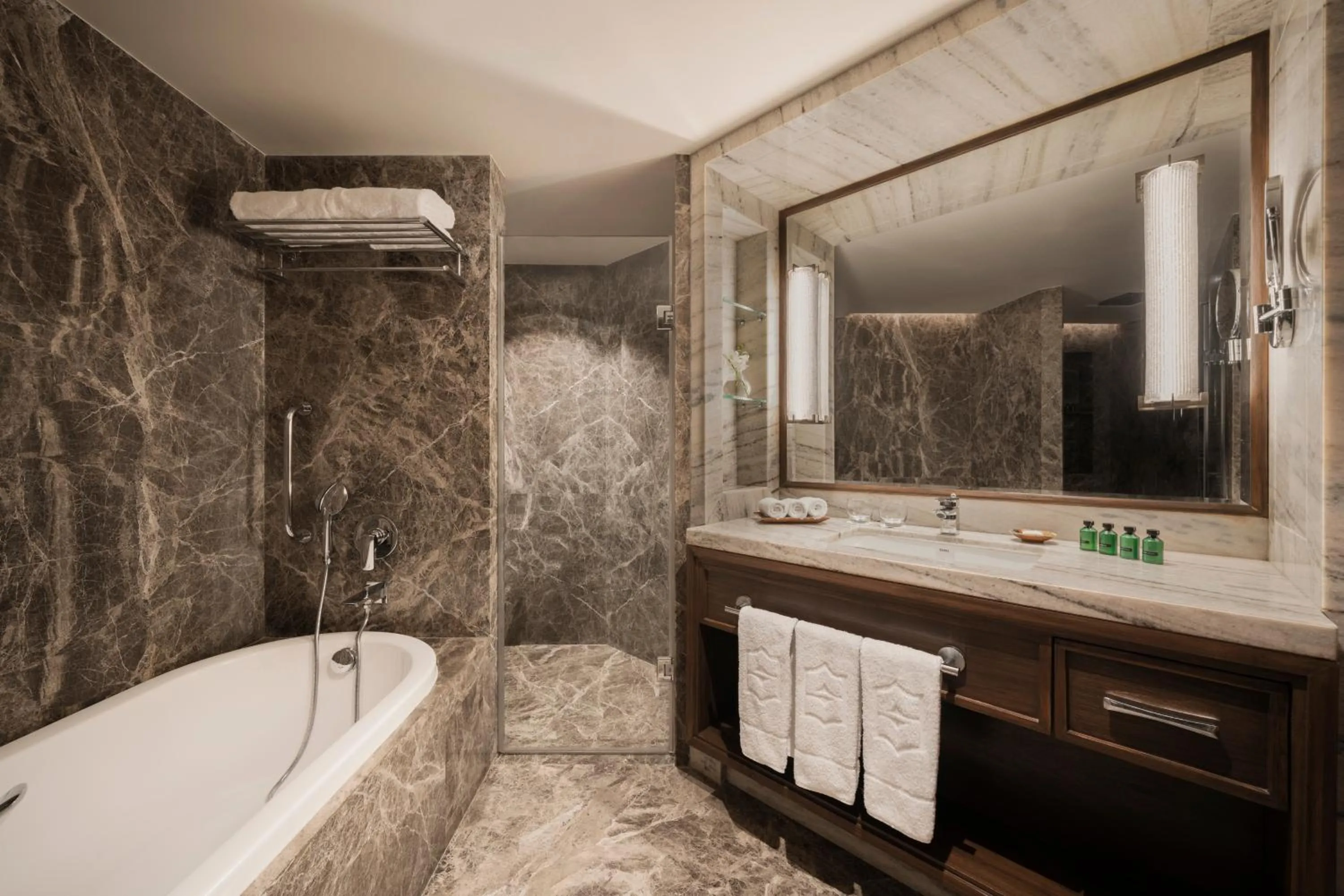 Bathroom in Shangri-La Eros New Delhi