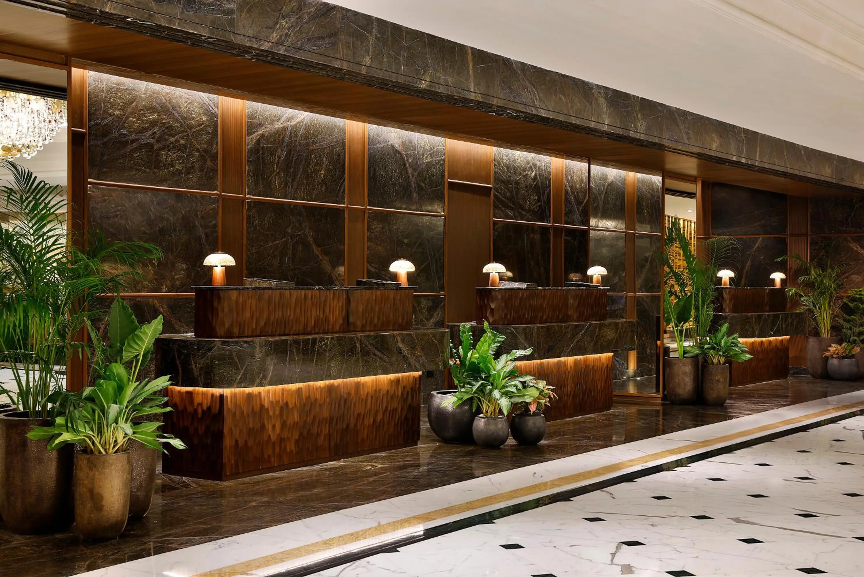 Lobby or reception in Shangri-La Eros New Delhi