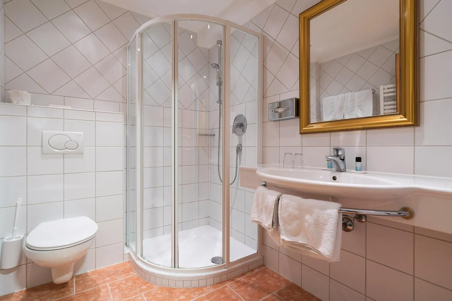 Toilet in Gasthof Hotel Hauslwirt