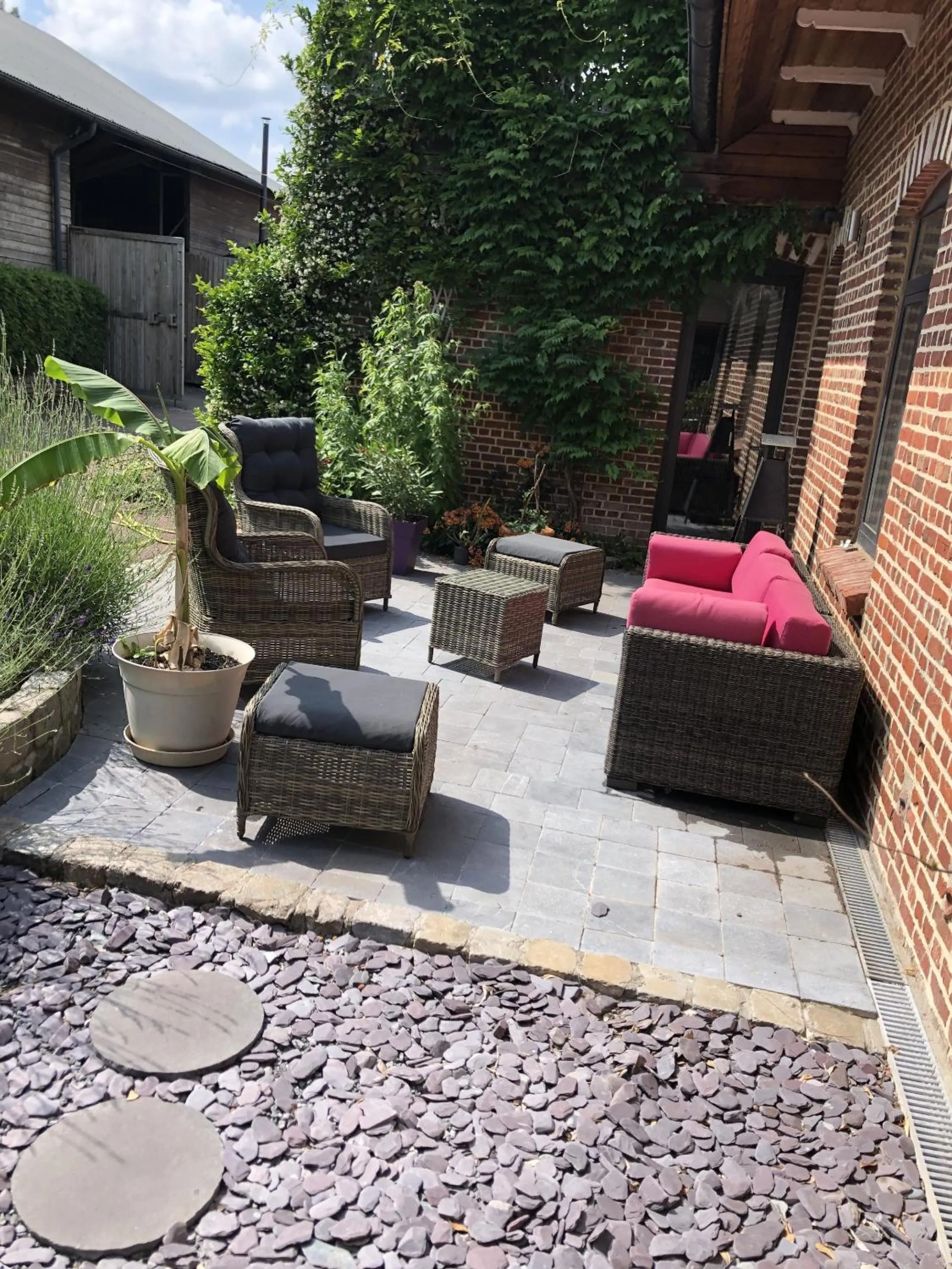 Garden in Aux Herbes Hautes