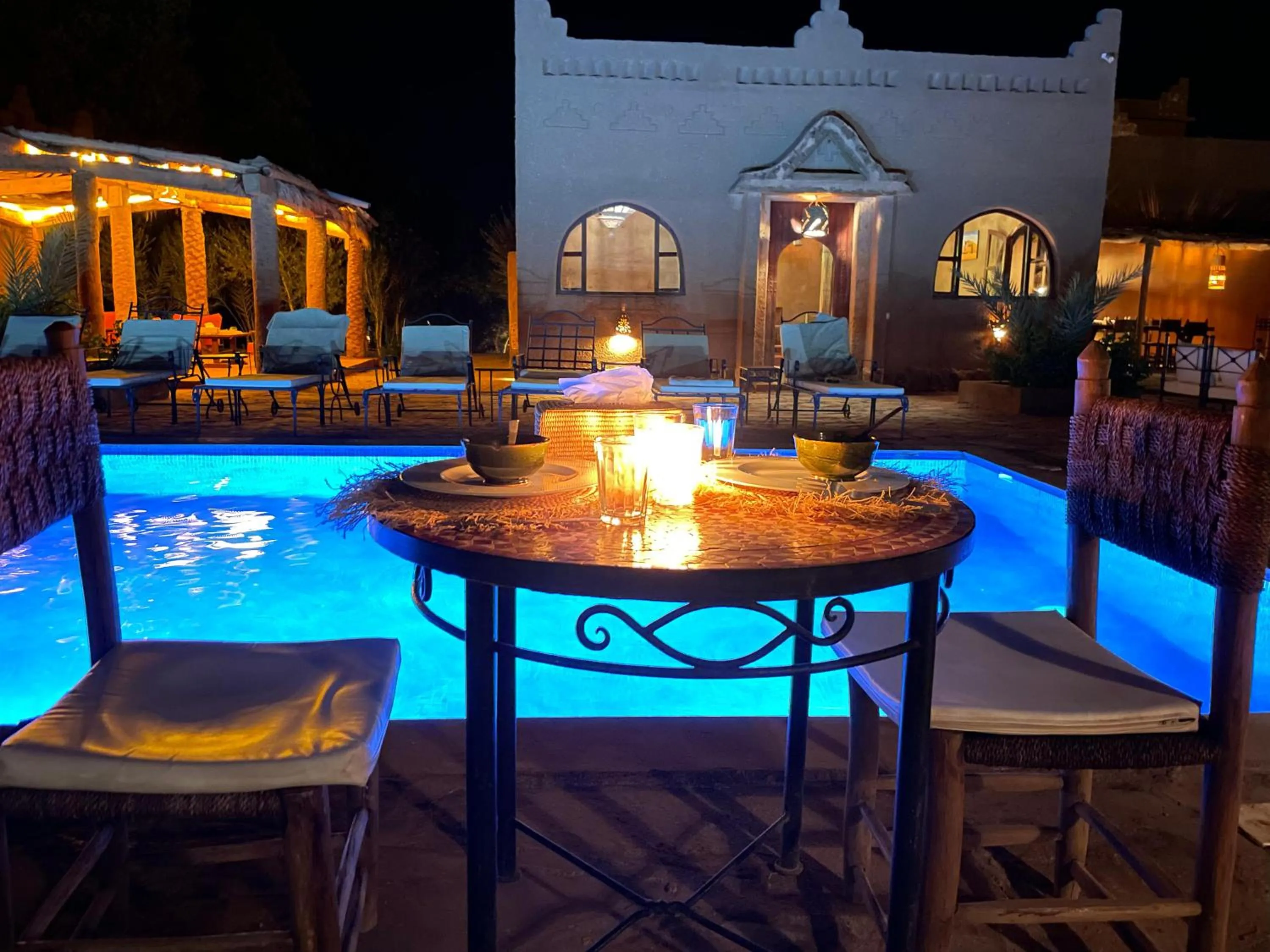 Patio in Hotel Kasbah Sahara Services - M'Hamid El Ghizlane