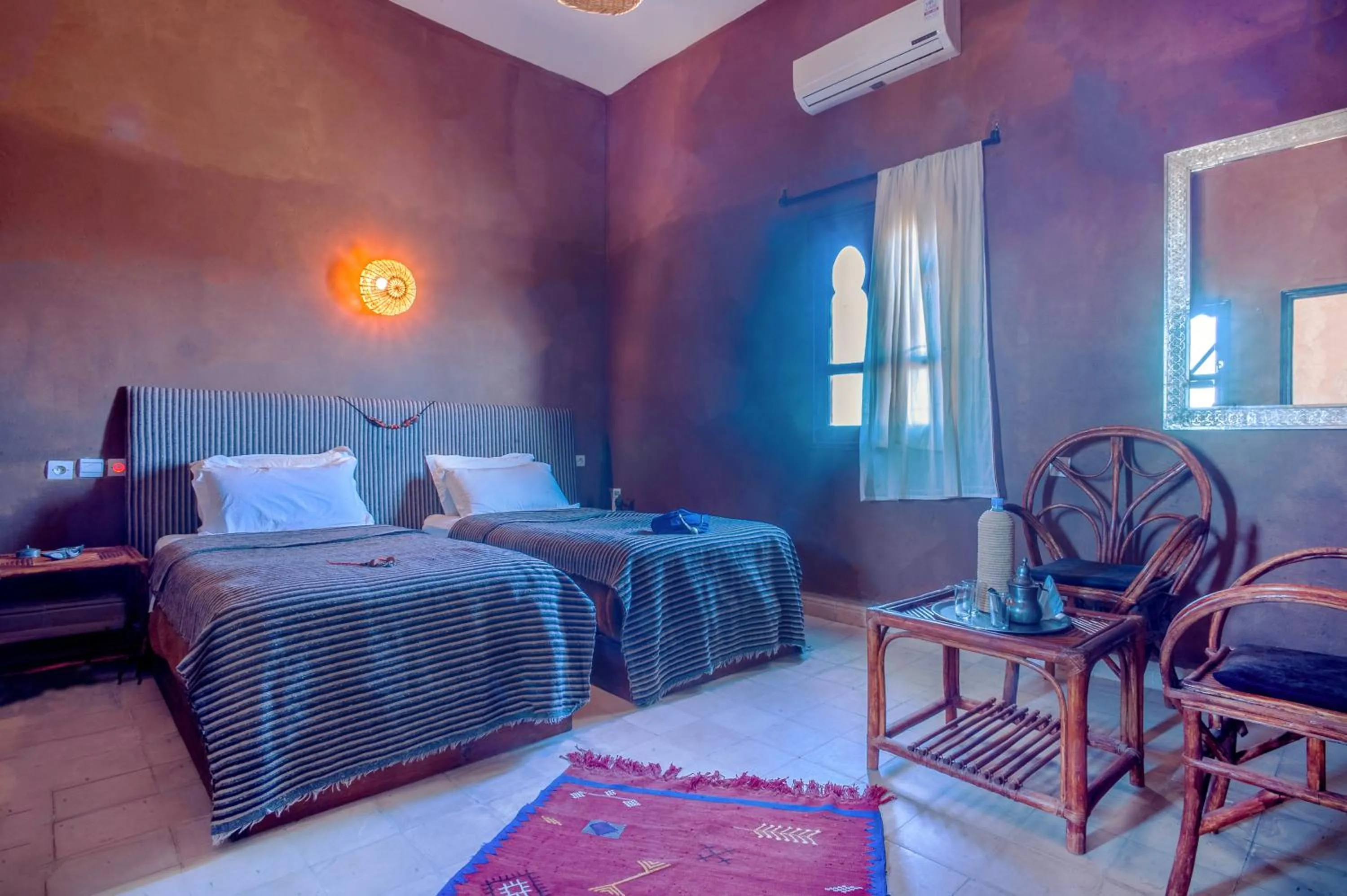 Bedroom, Bed in Hotel Kasbah Sahara Services - M'Hamid El Ghizlane