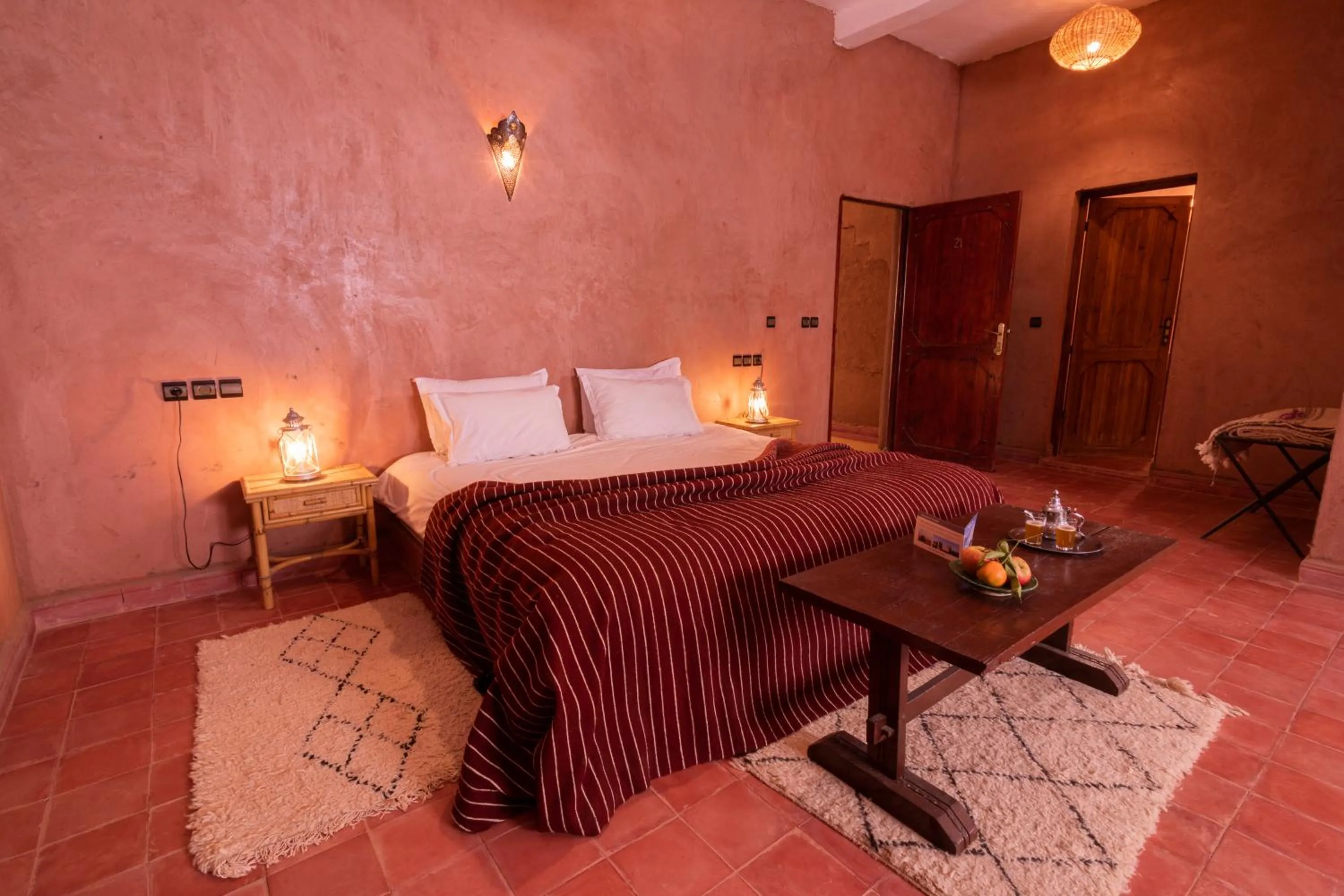 Bed in Hotel Kasbah Sahara Services - M'Hamid El Ghizlane