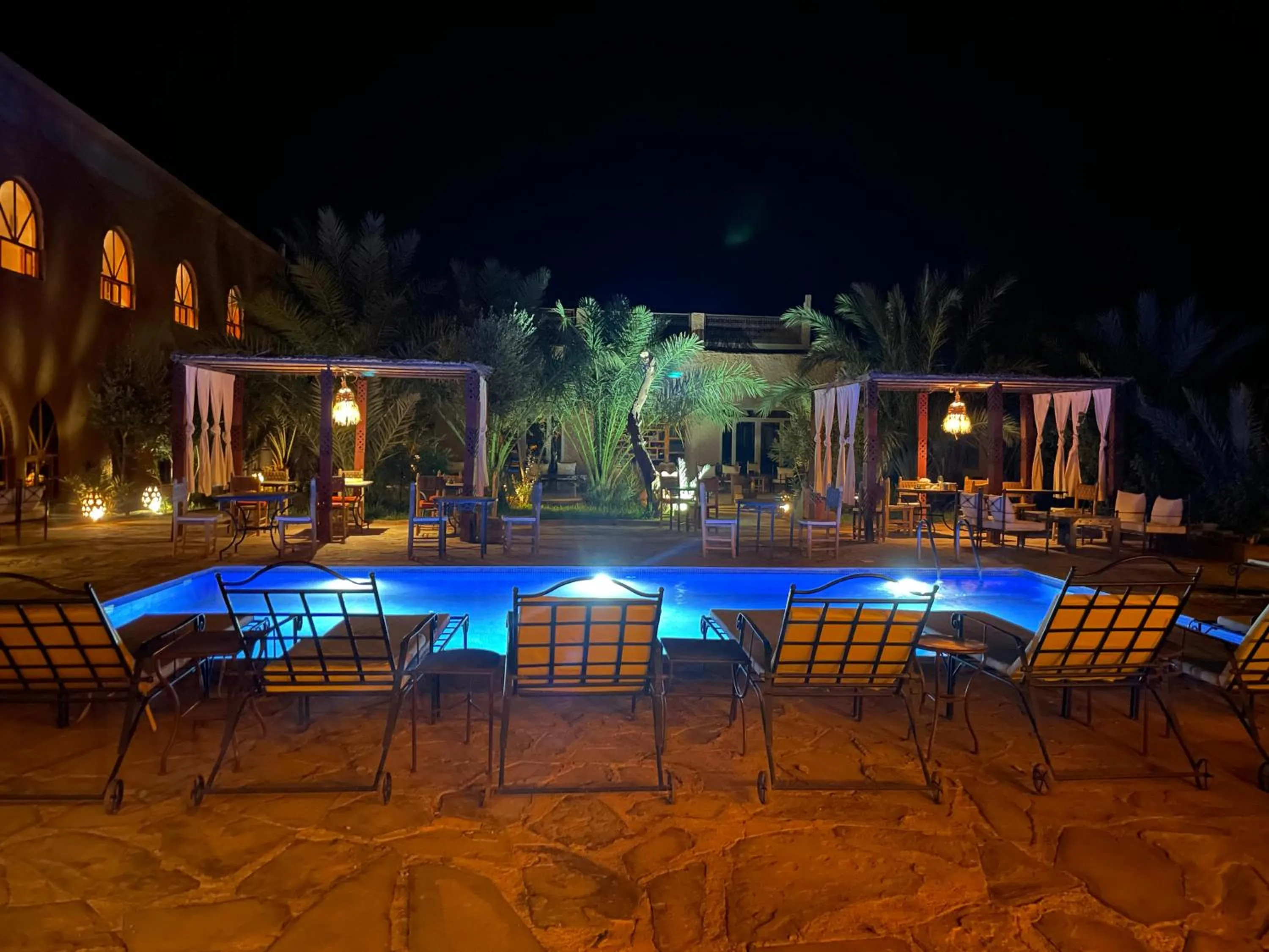 Patio in Hotel Kasbah Sahara Services - M'Hamid El Ghizlane
