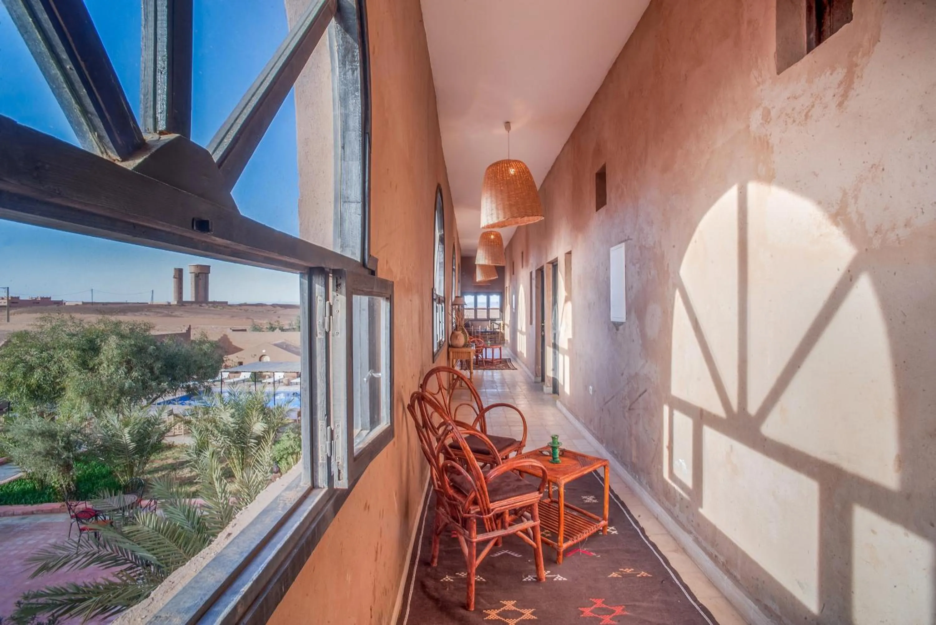 Balcony/Terrace in Hotel Kasbah Sahara Services - M'Hamid El Ghizlane