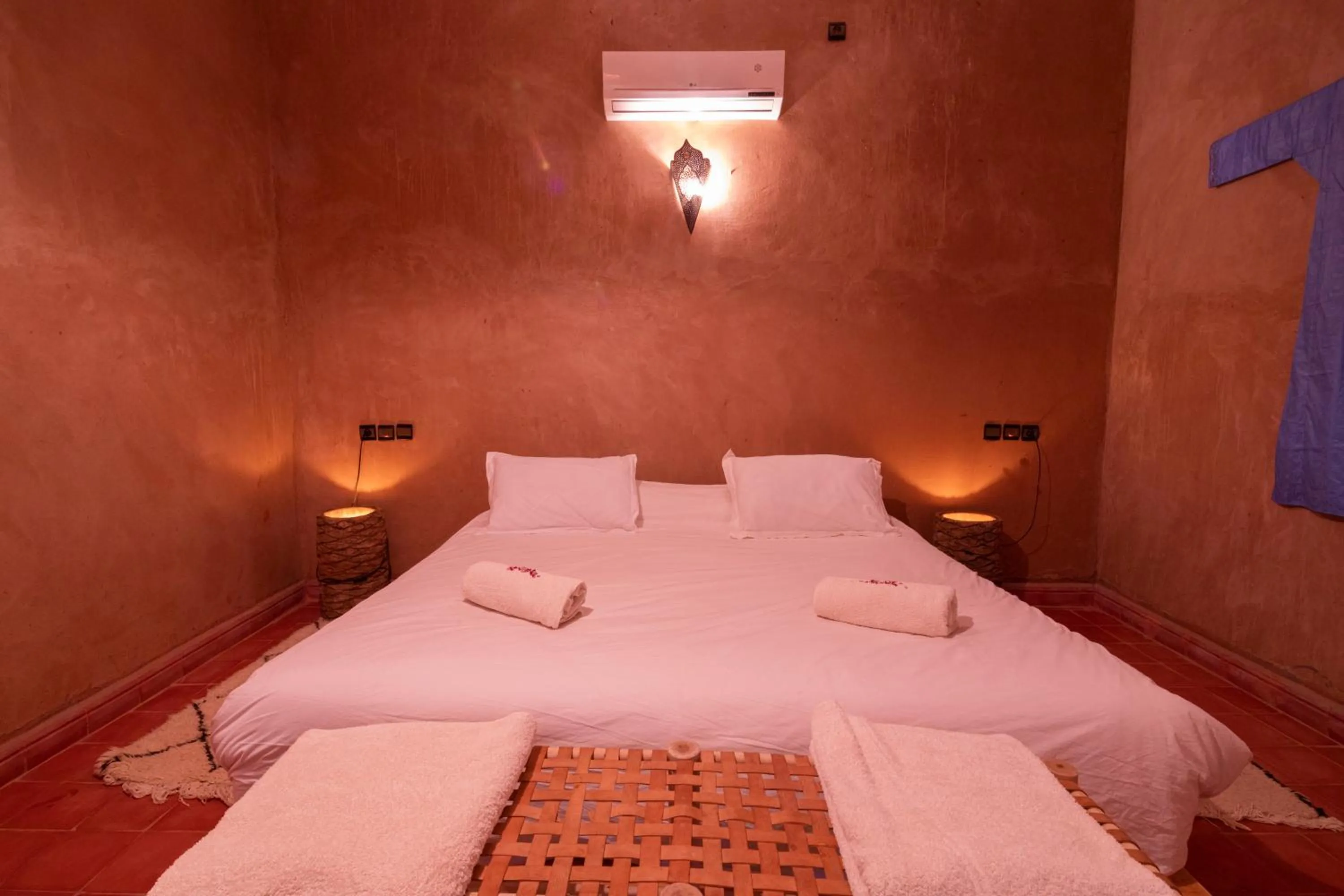 Bed in Hotel Kasbah Sahara Services - M'Hamid El Ghizlane