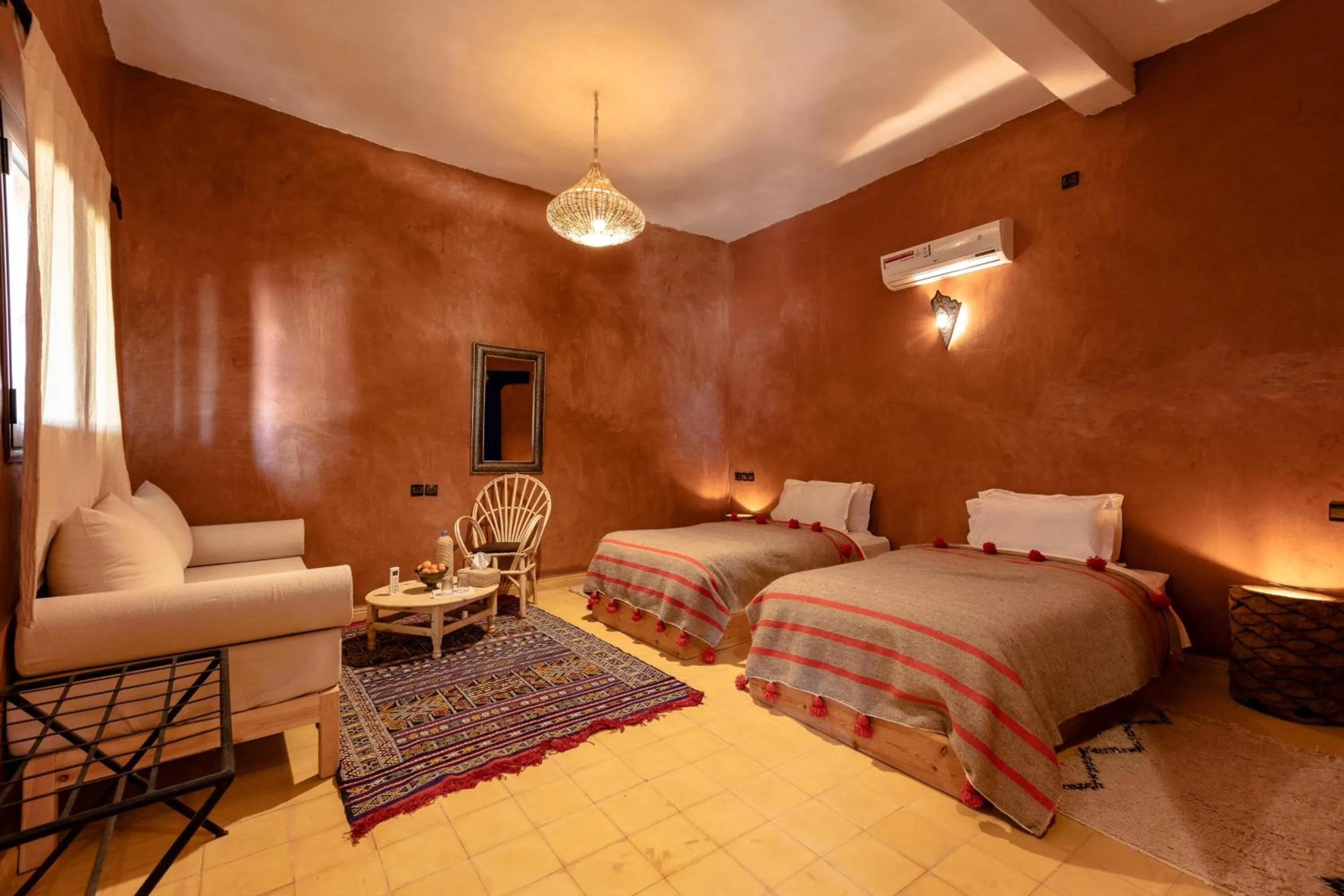 Bed in Hotel Kasbah Sahara Services - M'Hamid El Ghizlane
