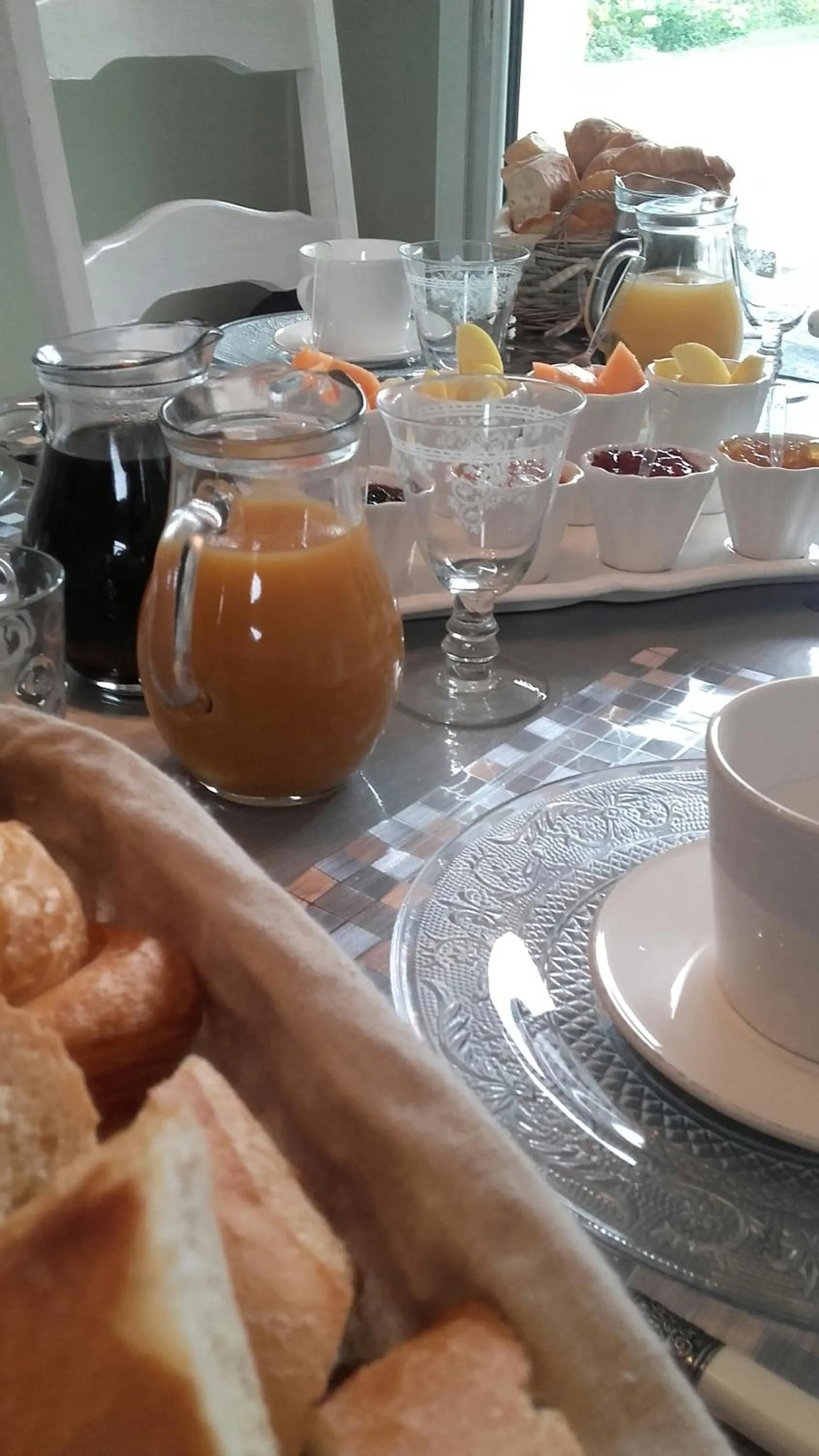 Continental breakfast in Comme un Rêve